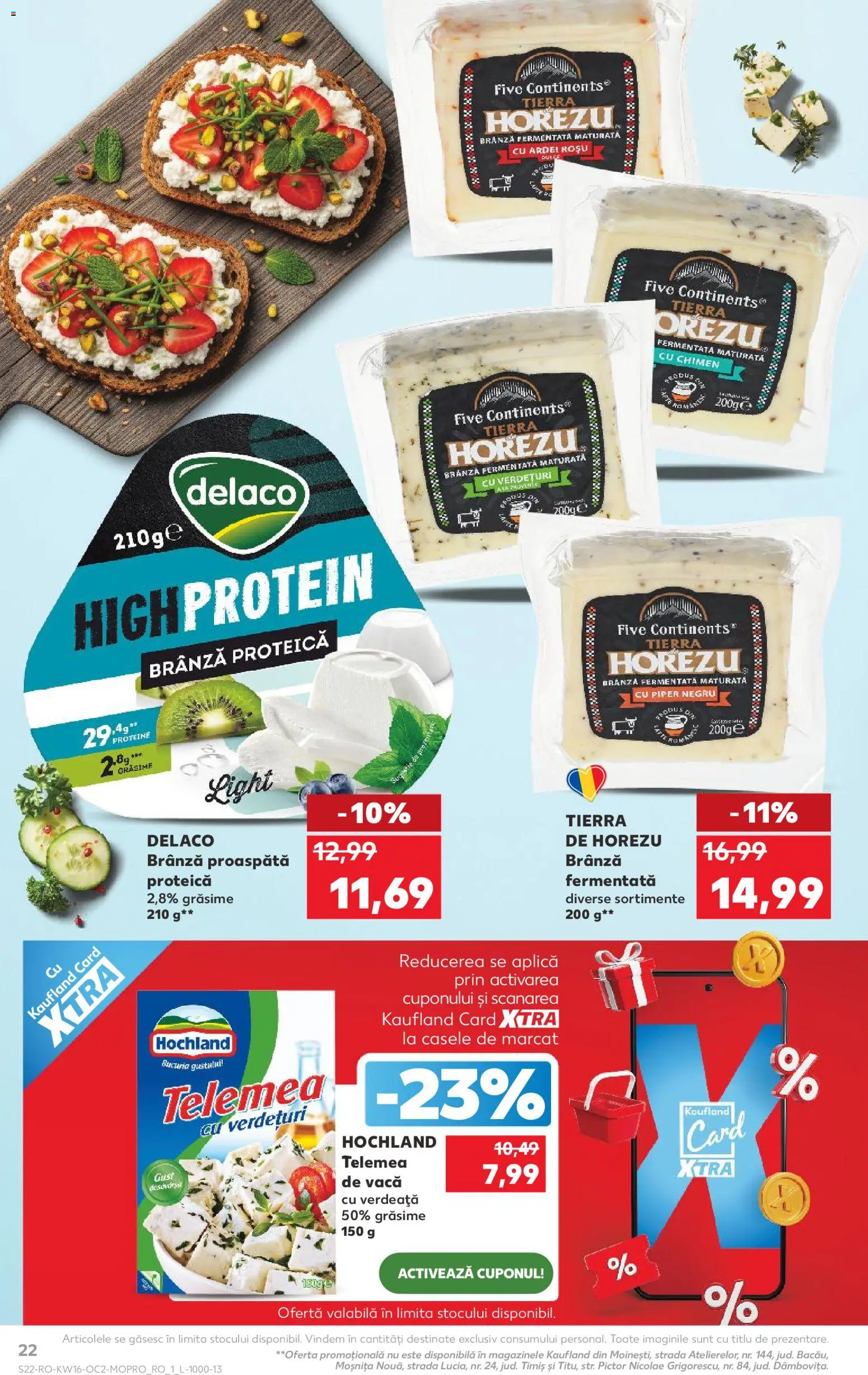Catalog Kaufland 15 - 20 Aprilie 2026 | Pagina 22 | Produse: Light Kedi Konservesi, Brânză, Piper, Verdeață