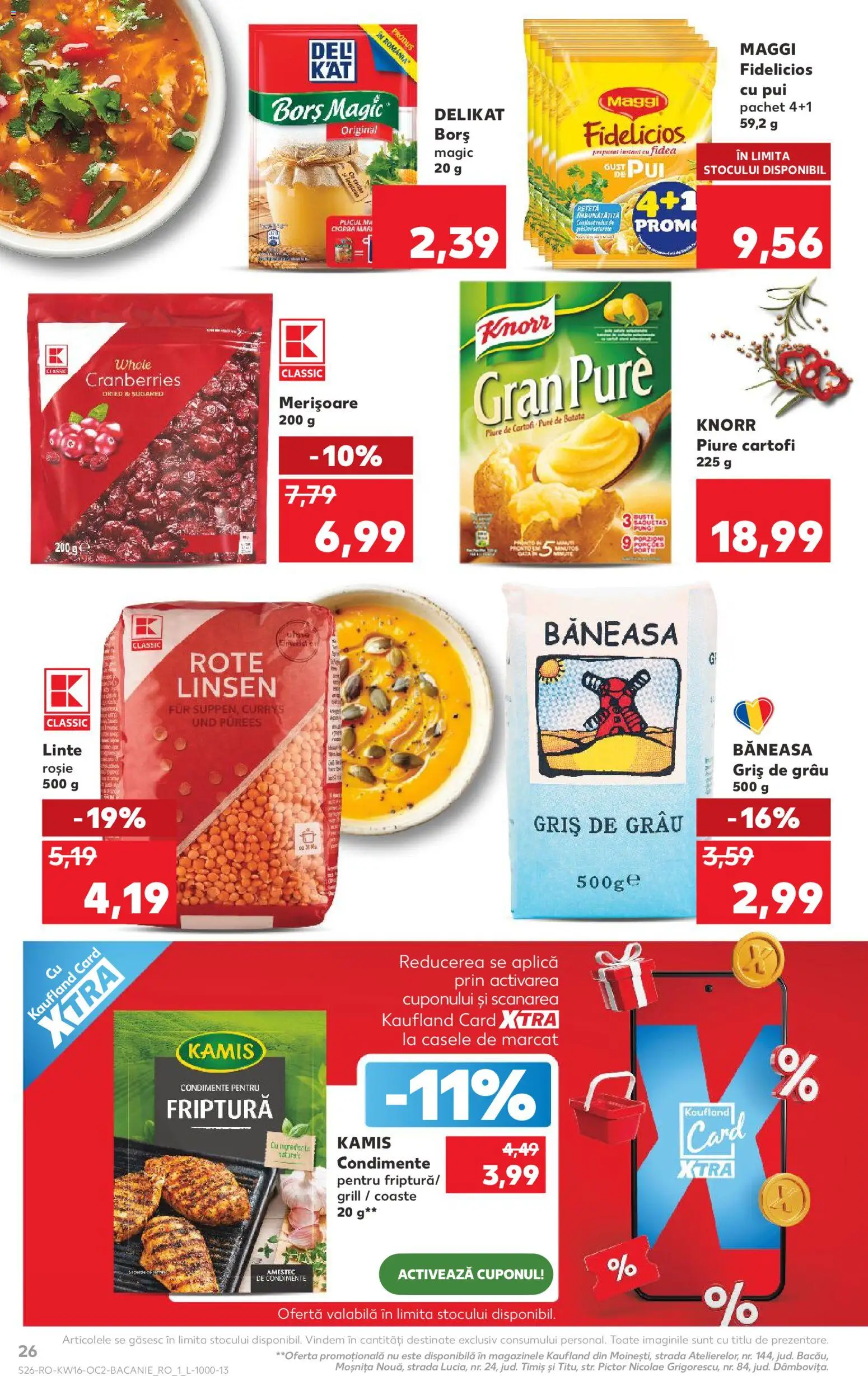 Catalog Kaufland 15 - 20 Aprilie 2026 | Pagina 26 | Produse: Hacıyatmaz Kedi Oyuncağı, Borș, Condimente, Çocuk sutyeni