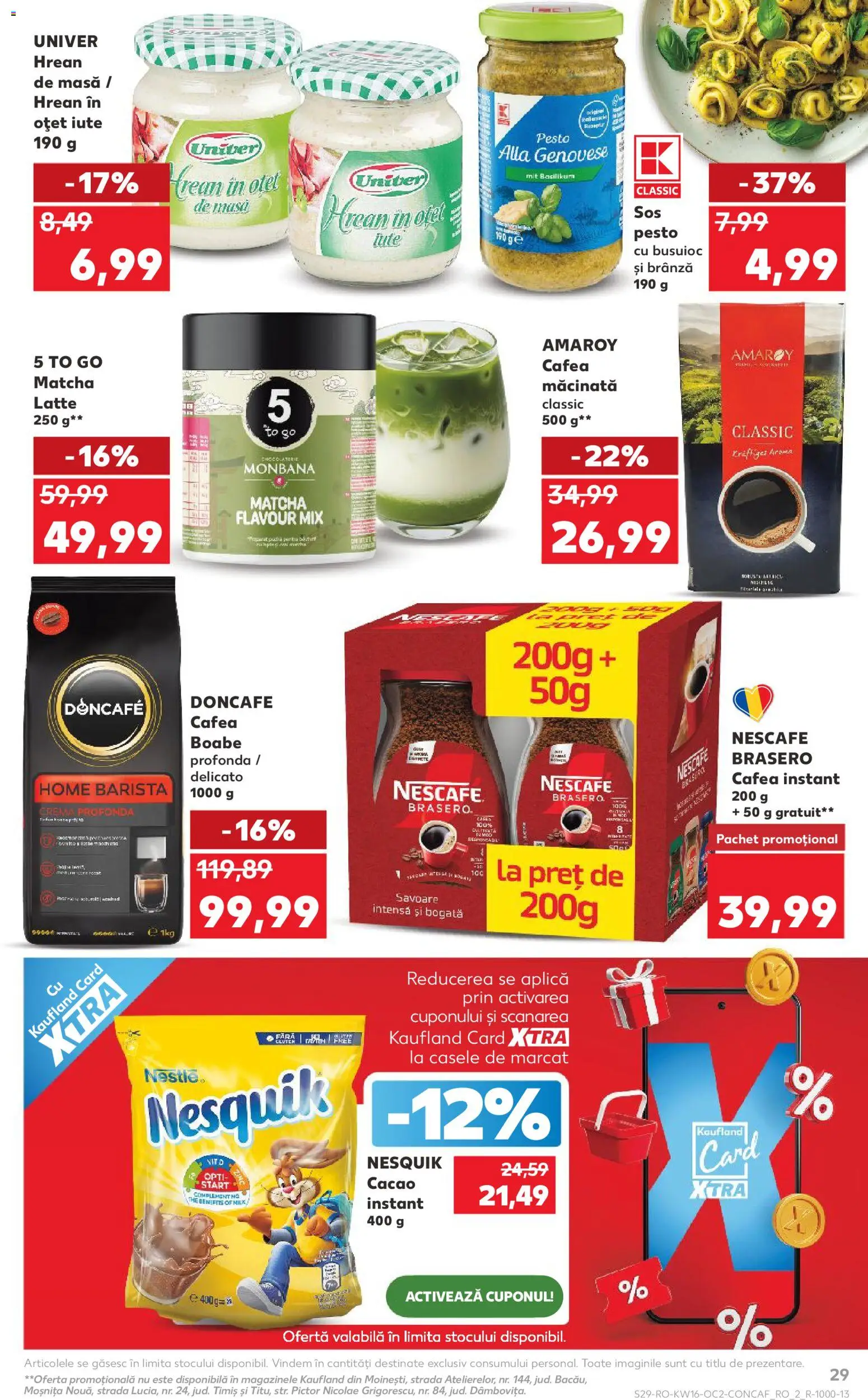 Catalog Kaufland 15 - 20 Aprilie 2026 | Pagina 29 | Produse: Brânză, Cafea, Cacao, Sos