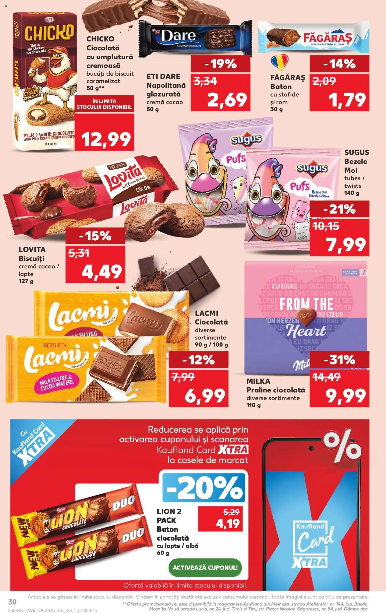 Catalog Kaufland 15 - 20 Aprilie 2026 | Pagina 30 | Produse: Cremă, Ciocolată, Rom, Cacao