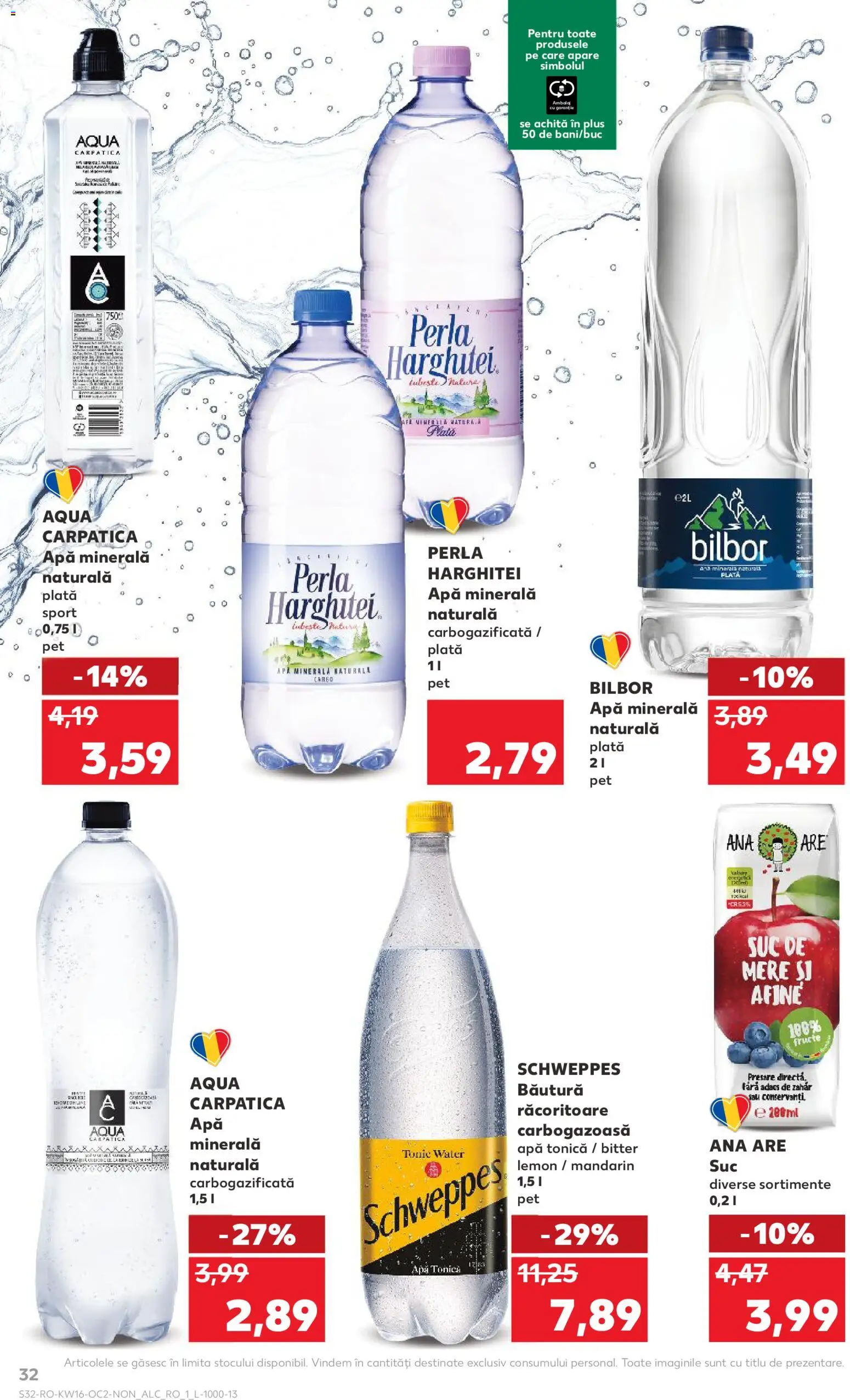 Catalog Kaufland 15 - 20 Aprilie 2026 | Pagina 32 | Produse: Afine, Suc, Mere, Apă