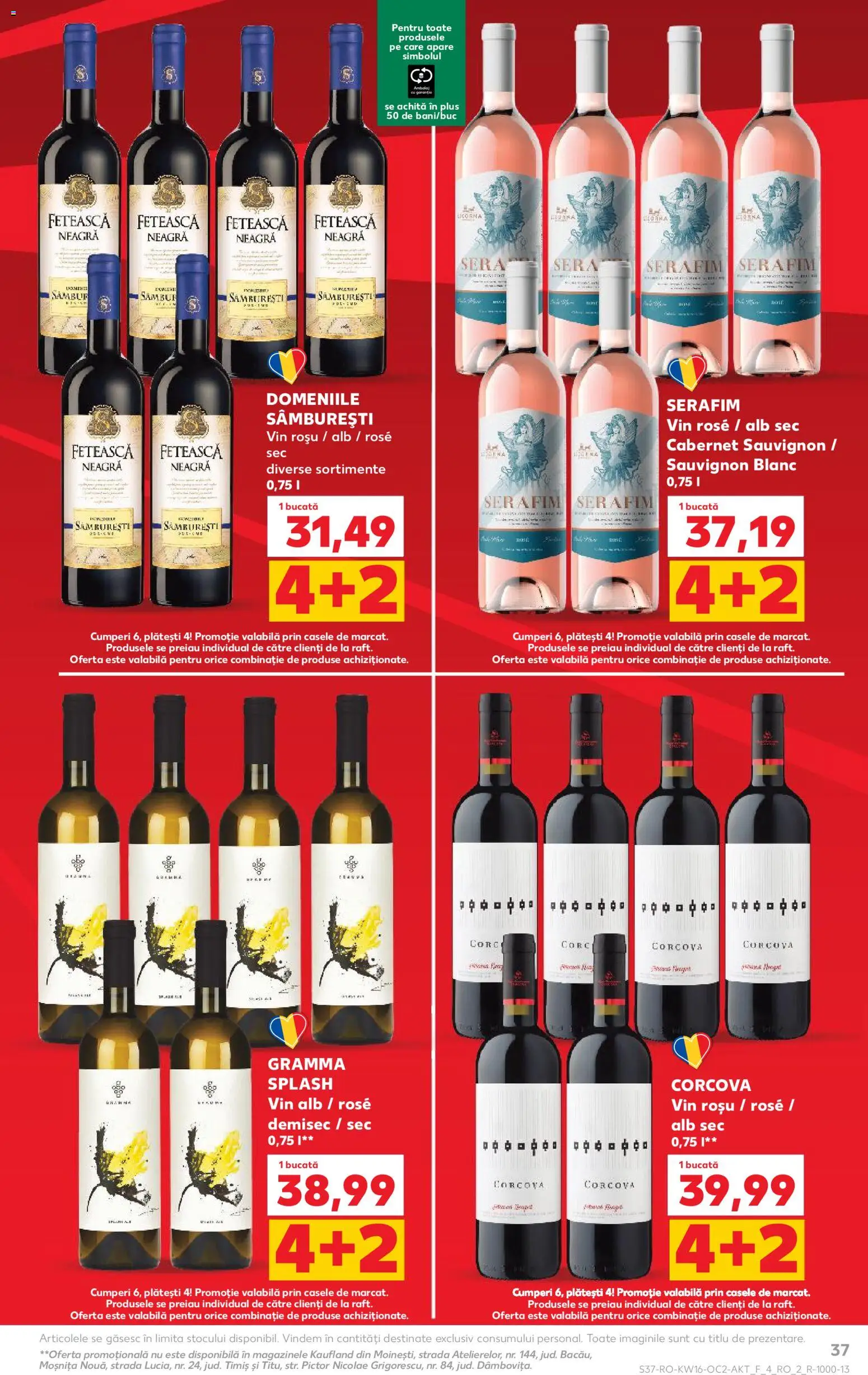 Catalog Kaufland 15 - 20 Aprilie 2026 | Pagina 37 | Produse: Vin