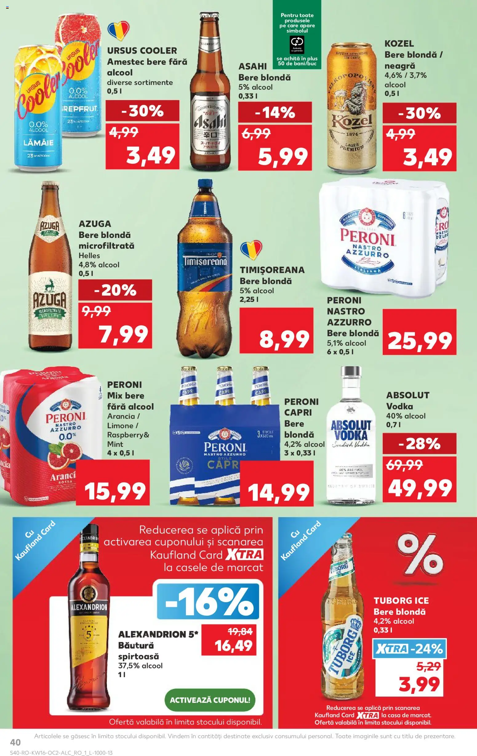 Catalog Kaufland 15 - 20 Aprilie 2026 | Pagina 40 | Produse: Bere, Vodka, Lămâie