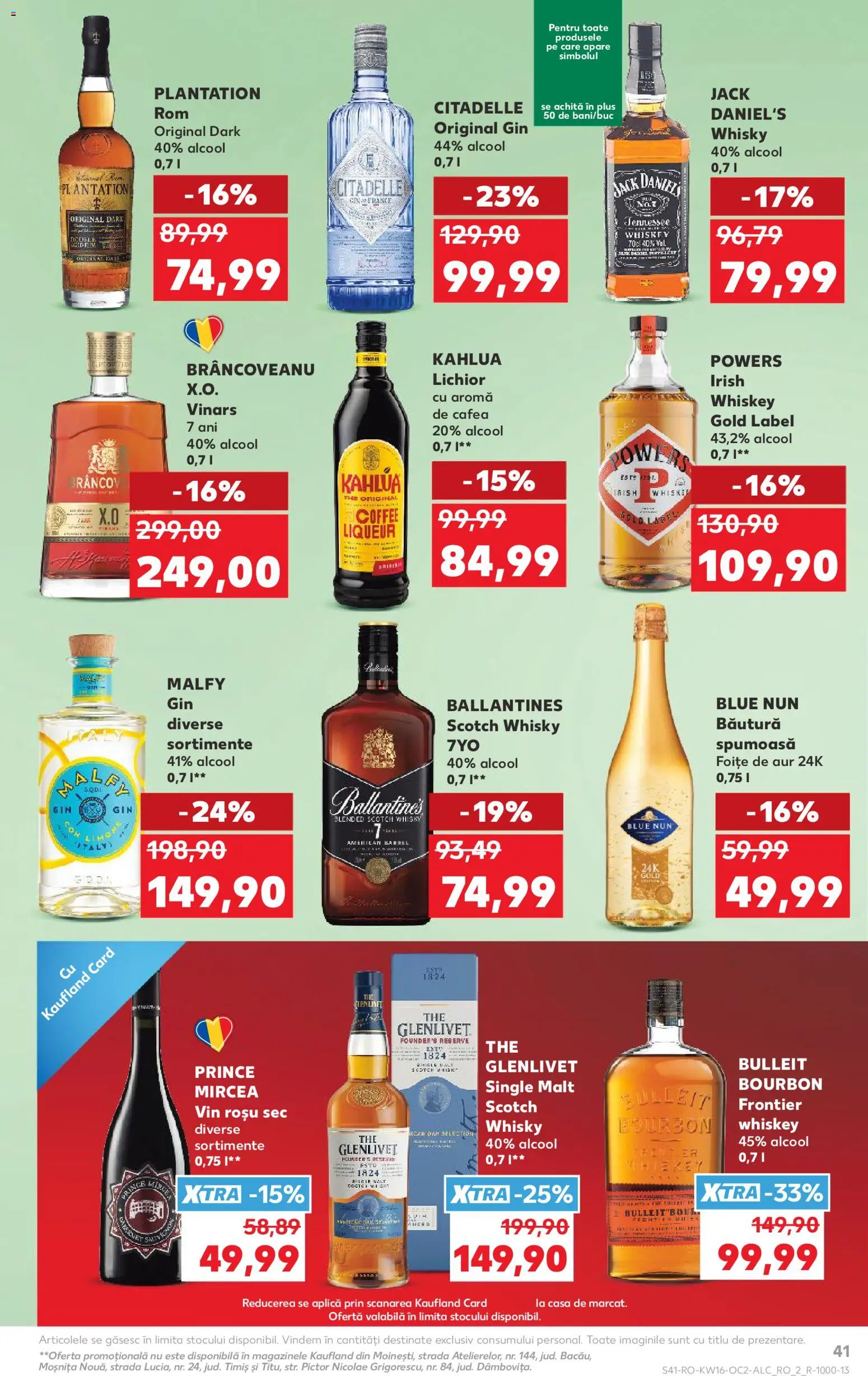 Catalog Kaufland 15 - 20 Aprilie 2026 | Pagina 41 | Produse: Vin, Rom, Bourbon, Gin