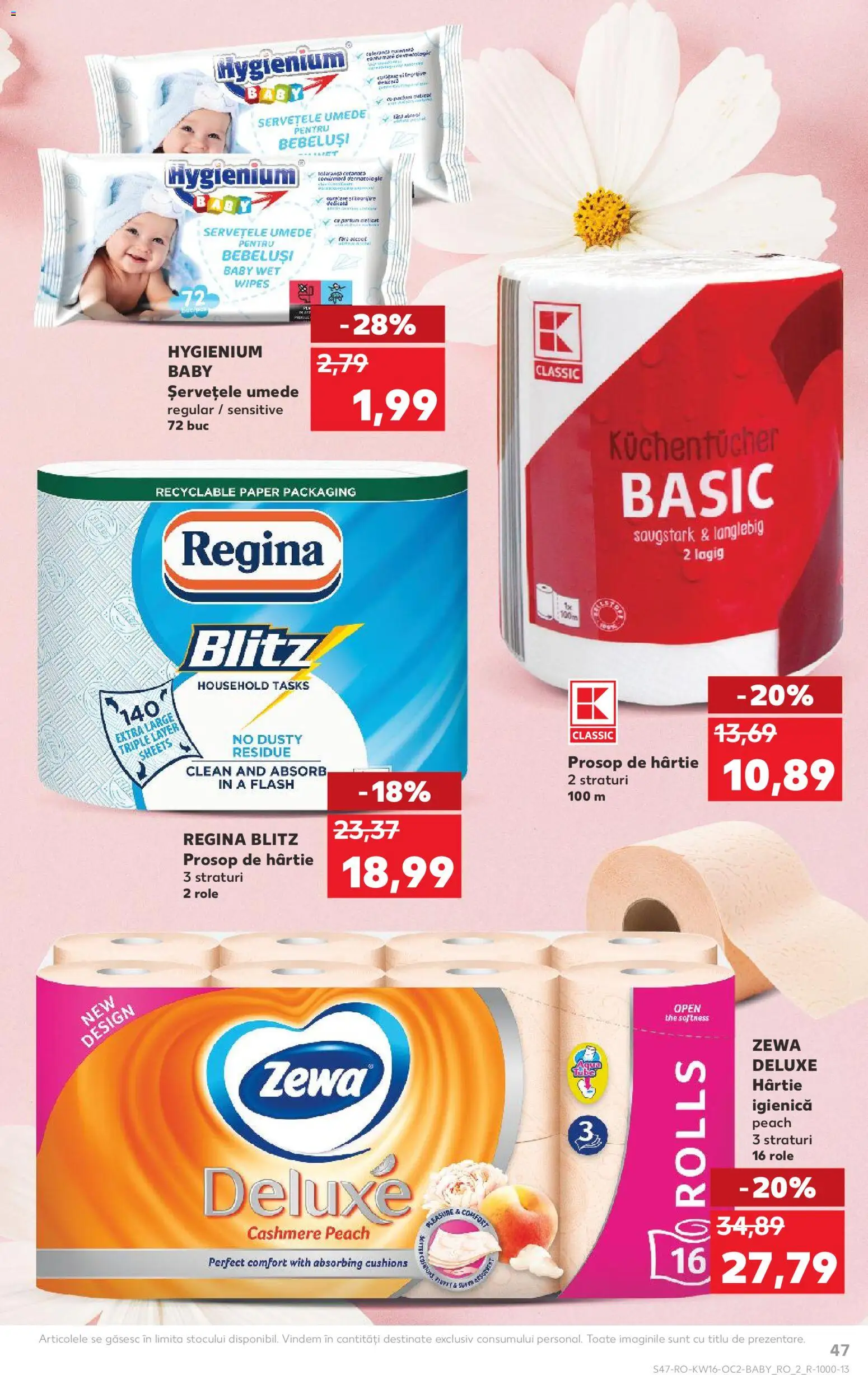 Catalog Kaufland 15 - 20 Aprilie 2026 | Pagina 47 | Produse: Pomelo, Role, Șervețele umede