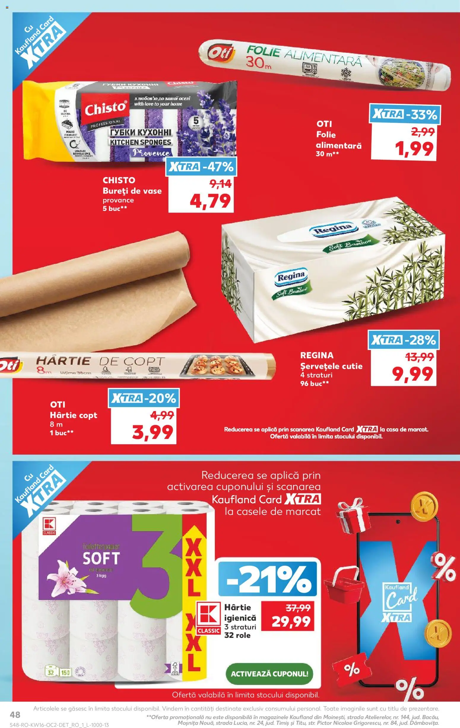 Catalog Kaufland 15 - 20 Aprilie 2026 | Pagina 48 | Produse: Role, Cutie, Yaşlı Köpek Konservesi
