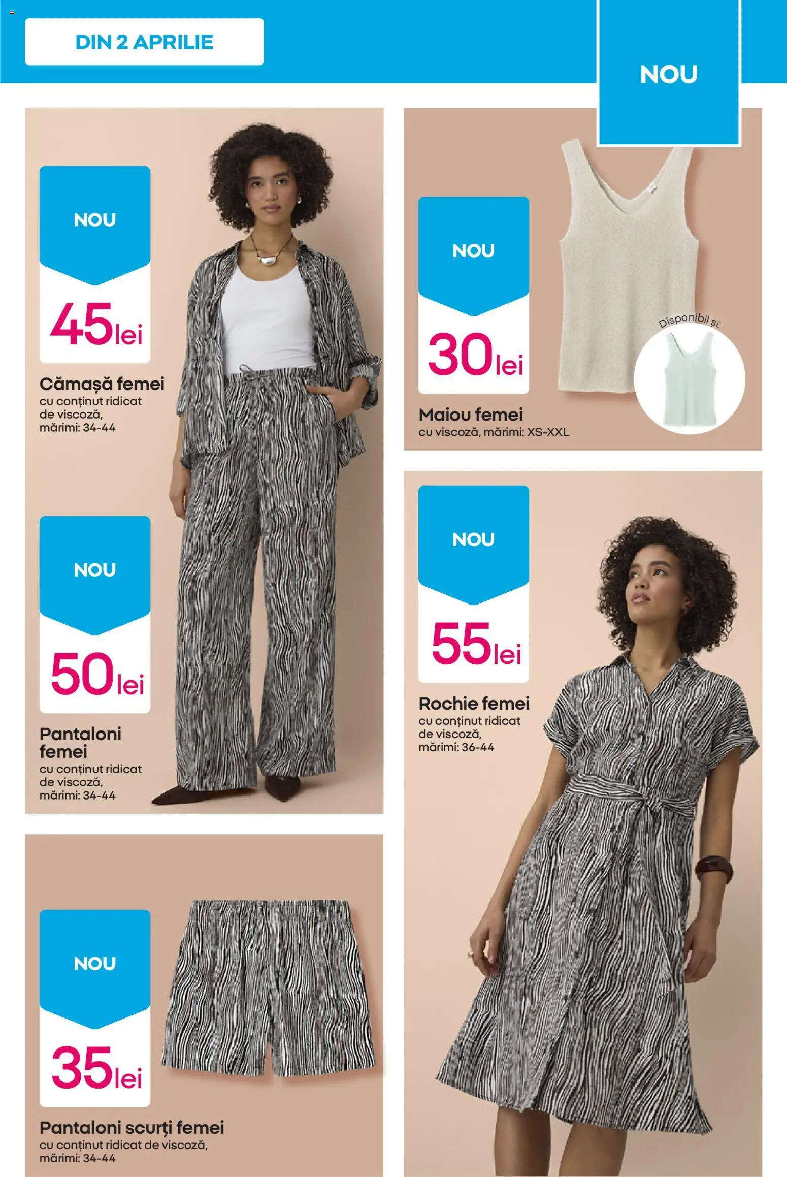 Catalog Pepco 9 - 14 Aprilie 2026 | Pagina 11 | Produse: Rochie, Maiou, Pantaloni, Pantaloni scurți