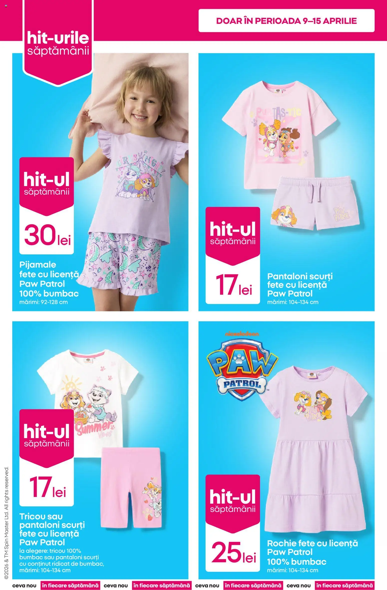 Catalog Pepco 9 - 14 Aprilie 2026 | Pagina 2 | Produse: Rochie, Tricou, Pantaloni, Pijamale