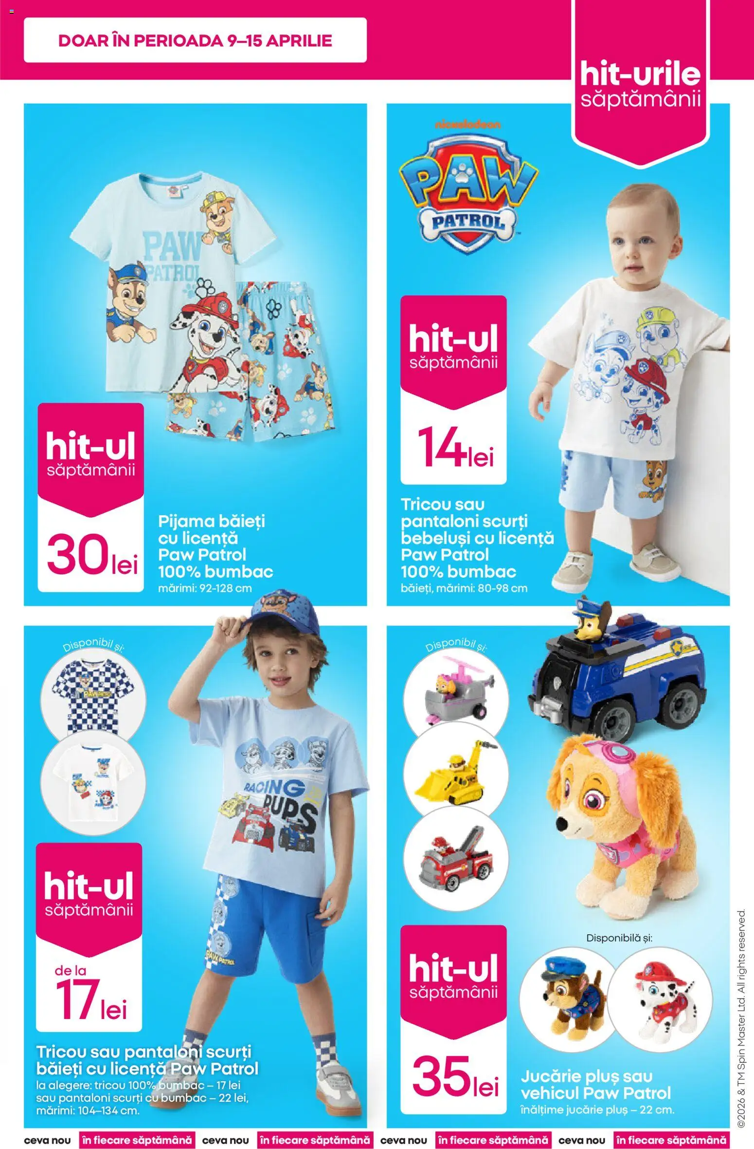 Catalog Pepco 9 - 14 Aprilie 2026 | Pagina 3 | Produse: Tricou, Pantaloni, Pantaloni scurți