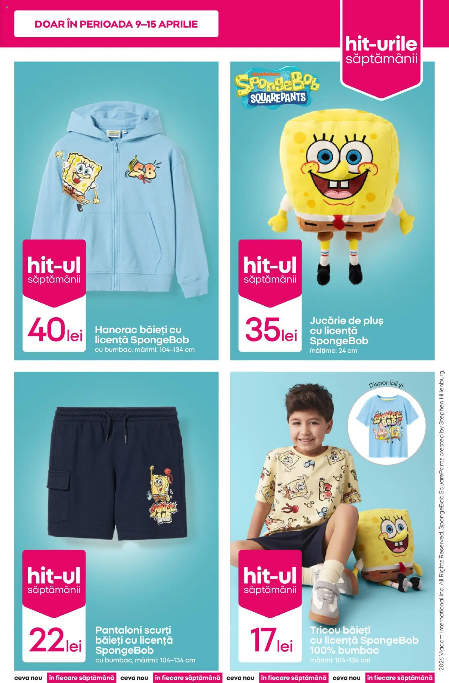 Catalog Pepco 9 - 14 Aprilie 2026 | Pagina 5 | Produse: Tricou, Pantaloni, Pantaloni scurți, Keşe