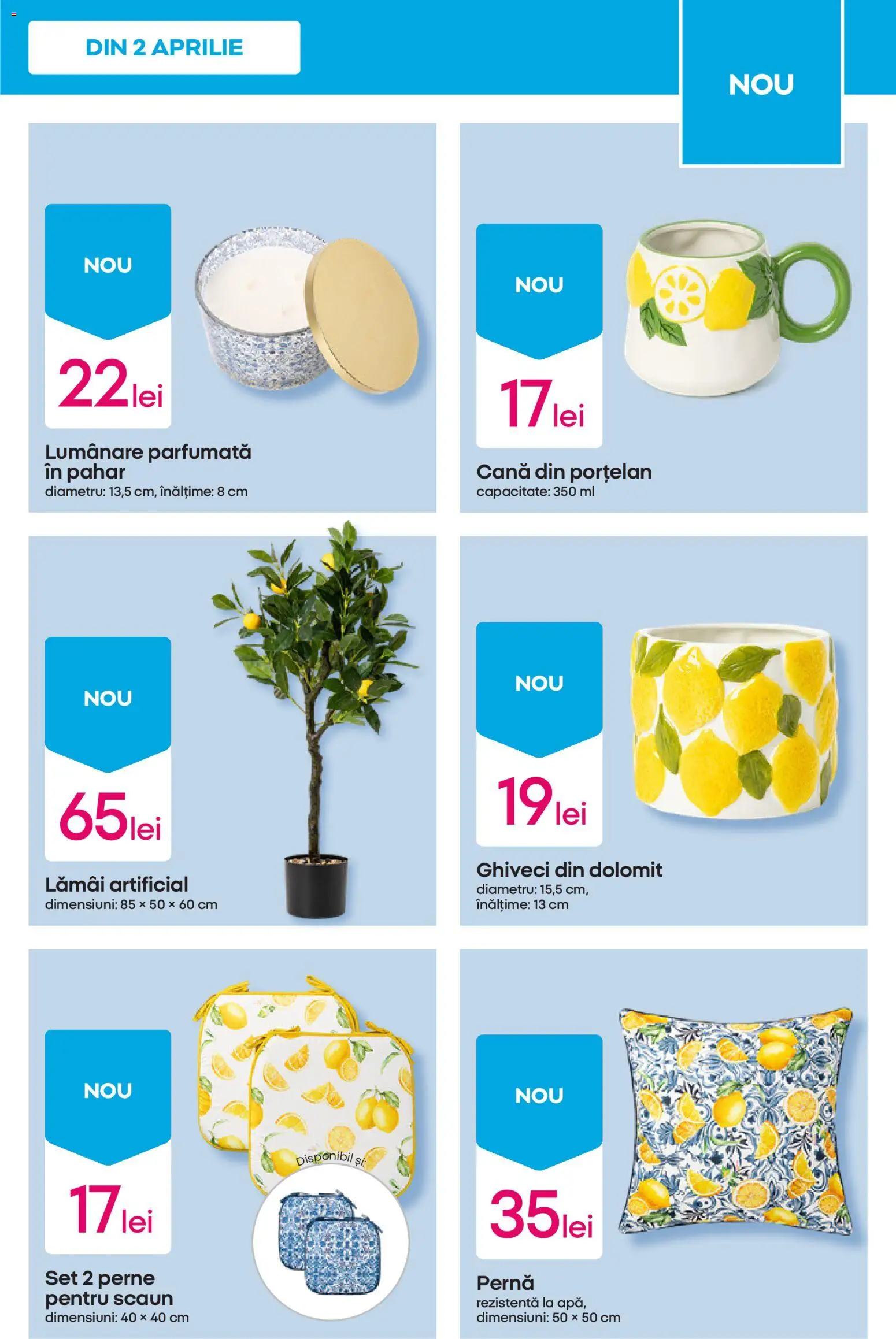 Catalog Pepco 9 - 14 Aprilie 2026 | Pagina 7 | Produse: Pernă, Scaun, Ghiveci, Lumânare