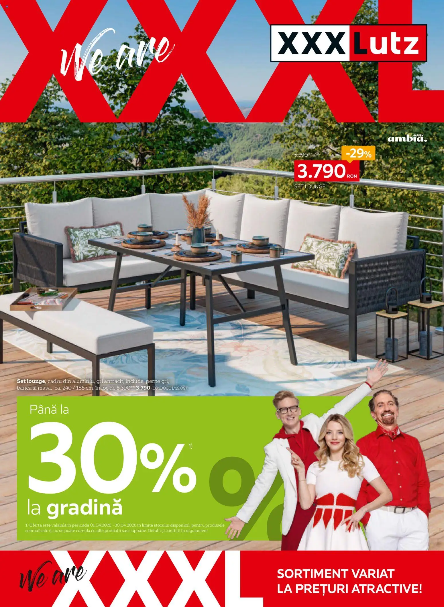 Catalog XXXLutz 6 Aprilie - 2 Mai 2026 | Pagina 1 | Produse: Bancă