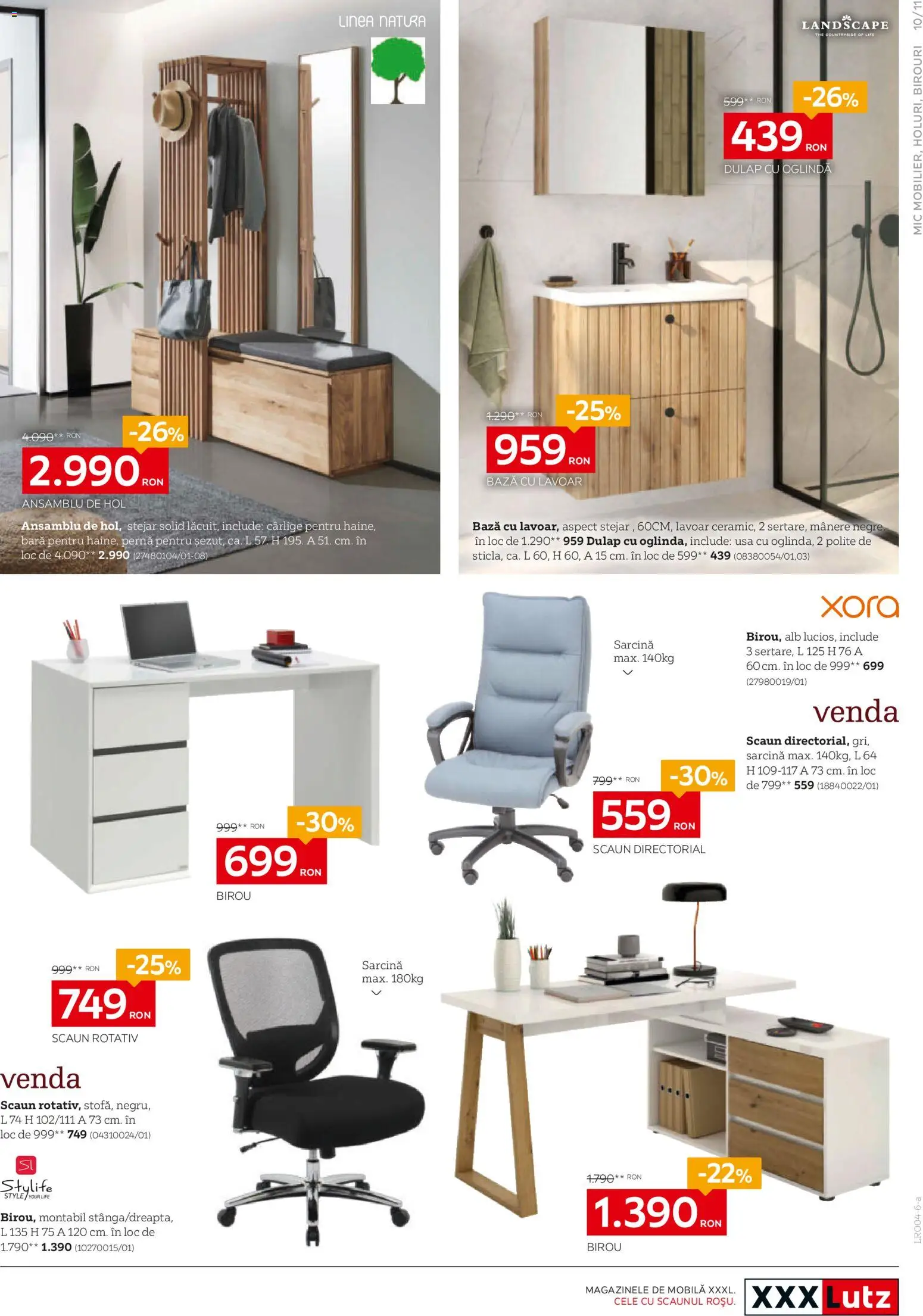 Catalog XXXLutz 6 Aprilie - 2 Mai 2026 | Pagina 11 | Produse: Pernă, Scaun, Oglindă, Ușă