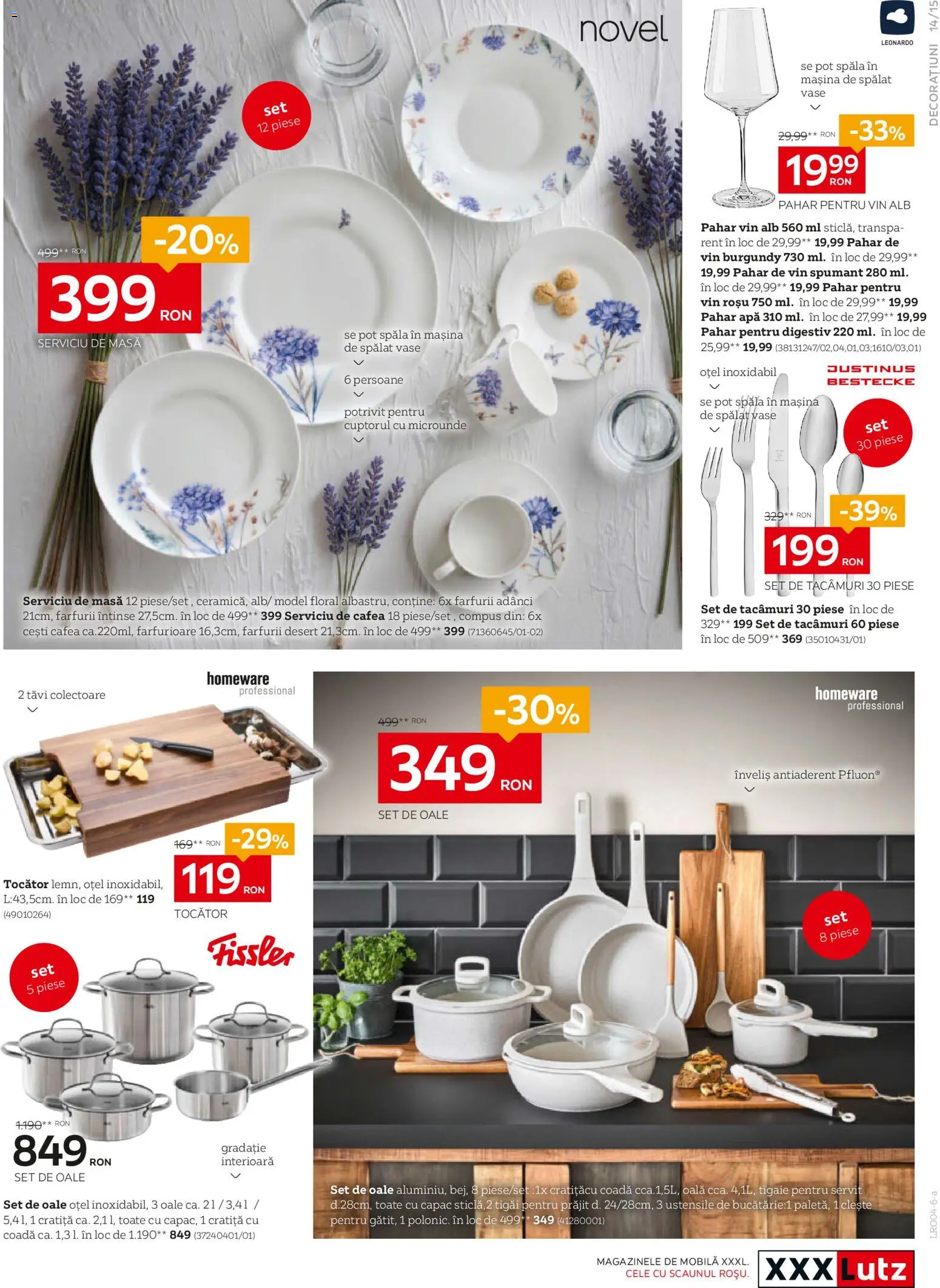 Catalog XXXLutz 6 Aprilie - 2 Mai 2026 | Pagina 15 | Produse: Clește, Cratiță, Oală, Tocător