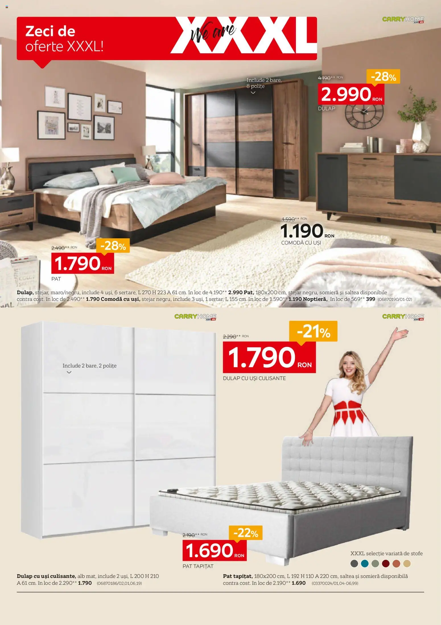 Catalog XXXLutz 6 Aprilie - 2 Mai 2026 | Pagina 8 | Produse: Pat, Saltea, Comodă