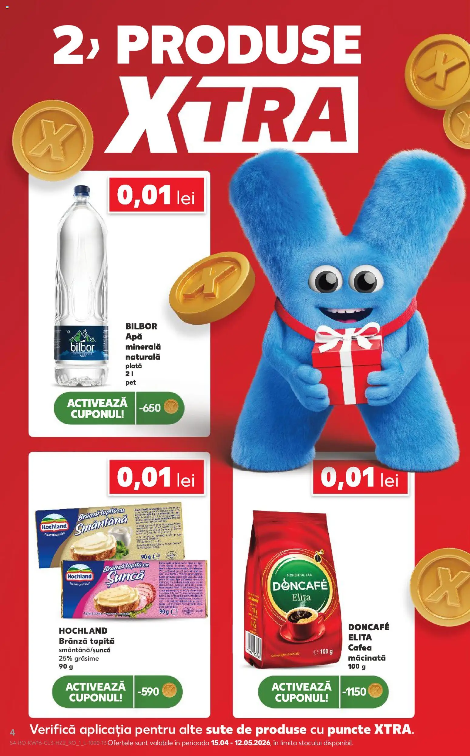 Catalog Kaufland 15 - 20 Aprilie 2026 | Pagina 4 | Produse: Yazı tahtası kalemi, Brânză, Cafea, Șuncă