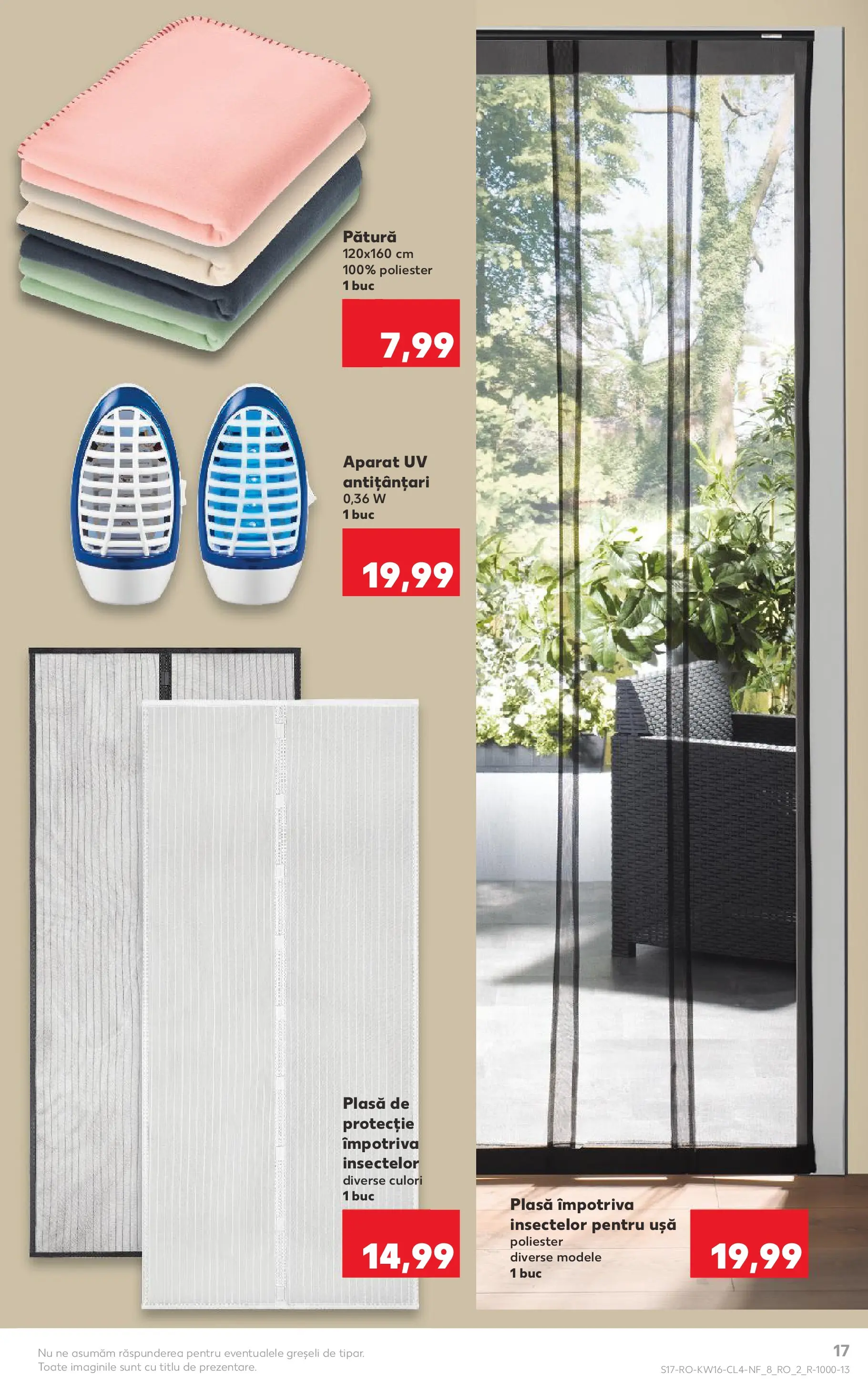 Catalog Kaufland 15 - 20 Aprilie 2026 | Pagina 17 | Produse: Pătură, Ușă