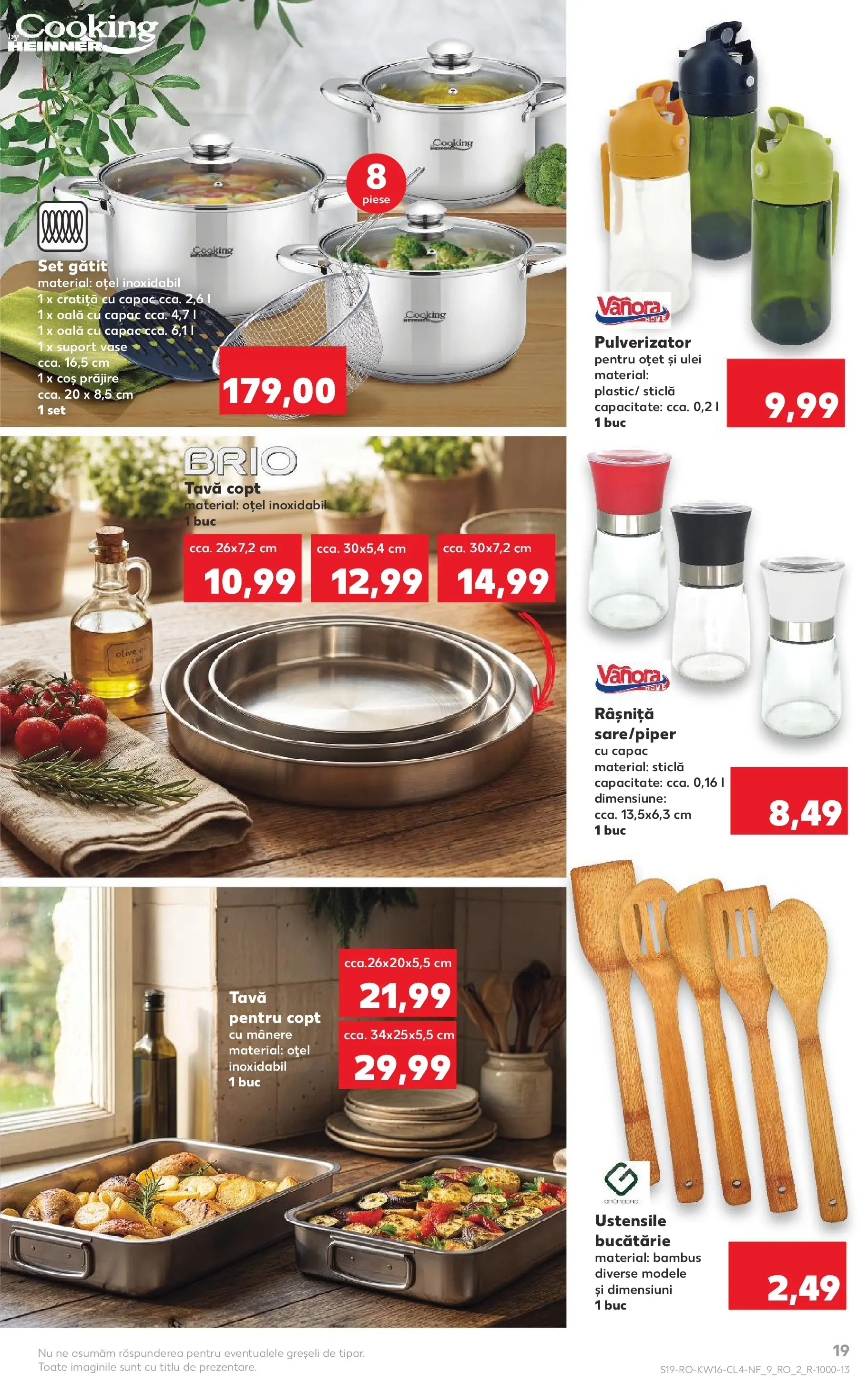 Catalog Kaufland 15 - 20 Aprilie 2026 | Pagina 19 | Produse: Cratiță, Bucătărie, Ulei, Oțet