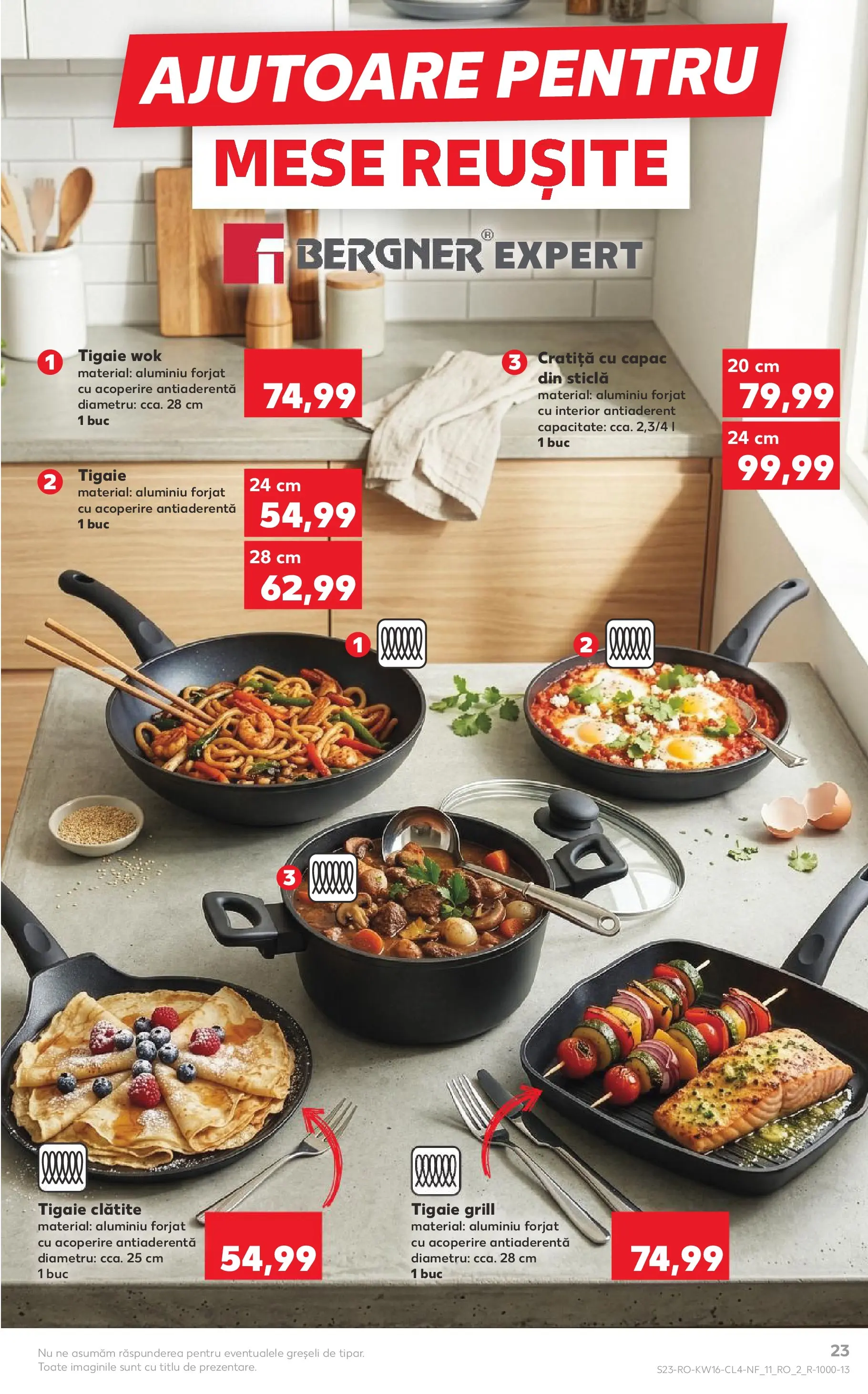 Catalog Kaufland 15 - 20 Aprilie 2026 | Pagina 23 | Produse: Tigaie, Cratiță, Grill, Clătite