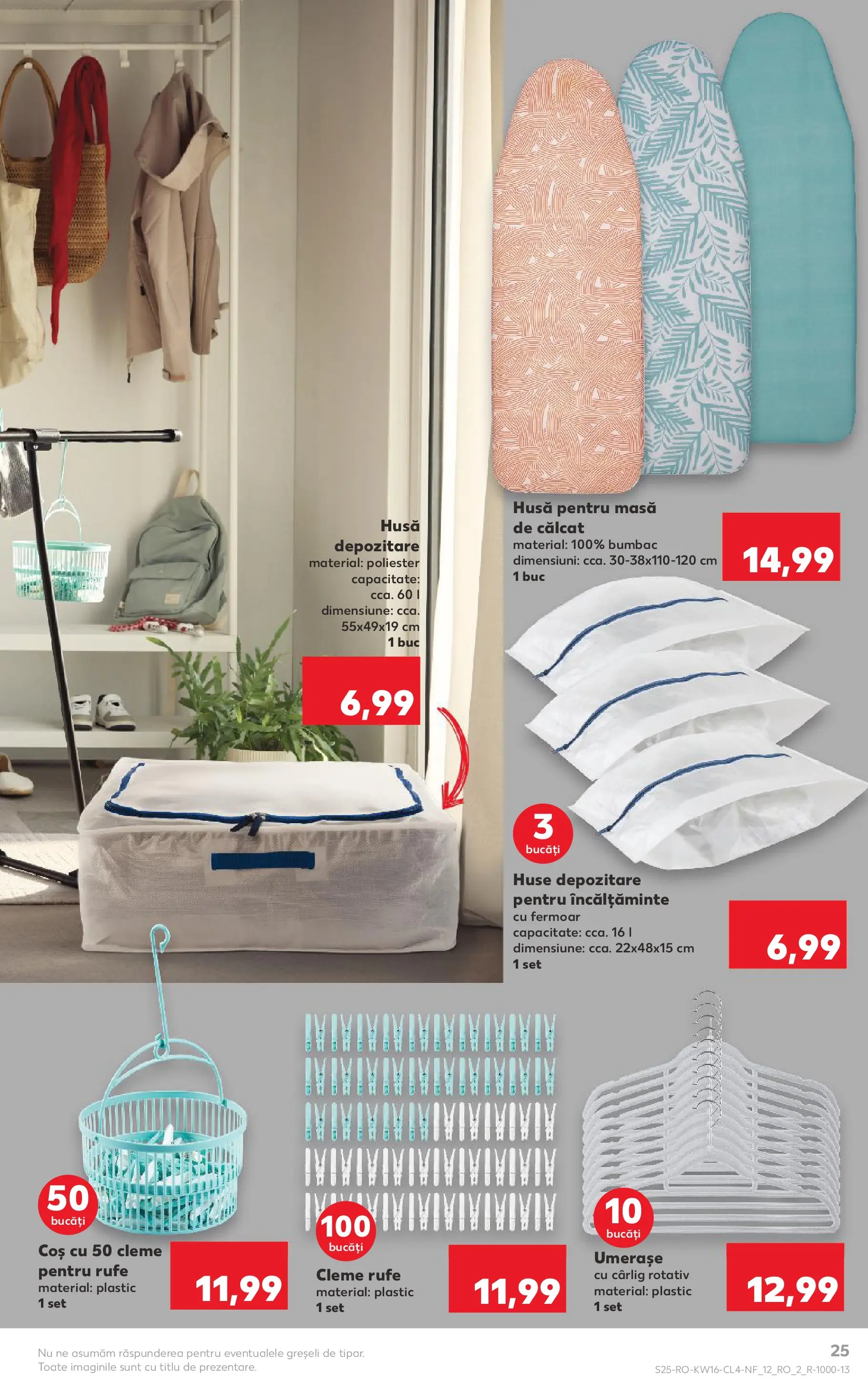 Catalog Kaufland 15 - 20 Aprilie 2026 | Pagina 25 | Produse: Coș, Masă, Bornoz takımı, Masă de călcat