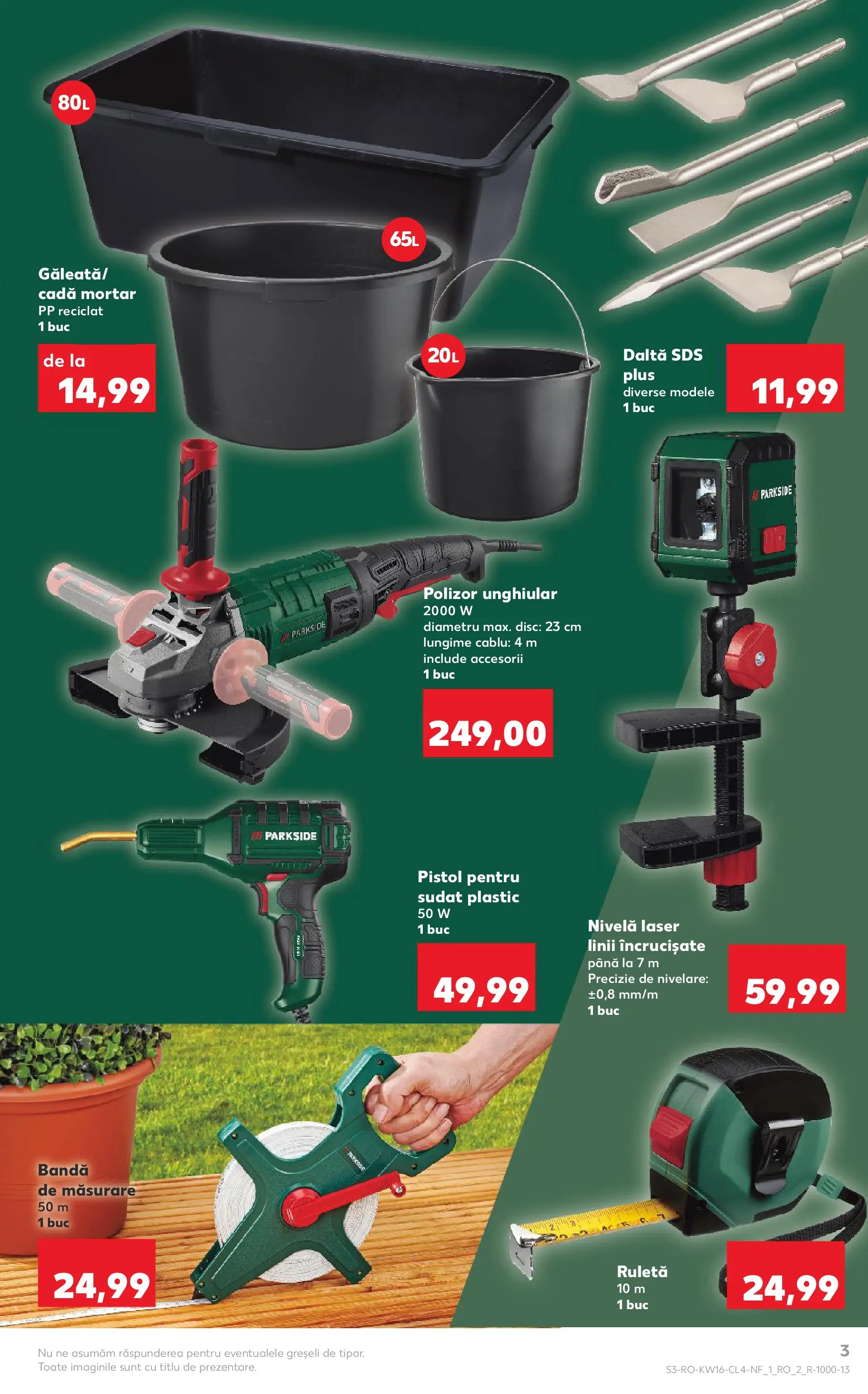 Catalog Kaufland 15 - 20 Aprilie 2026 | Pagina 3 | Produse: Cablu, Disc, Polizor, Cadă