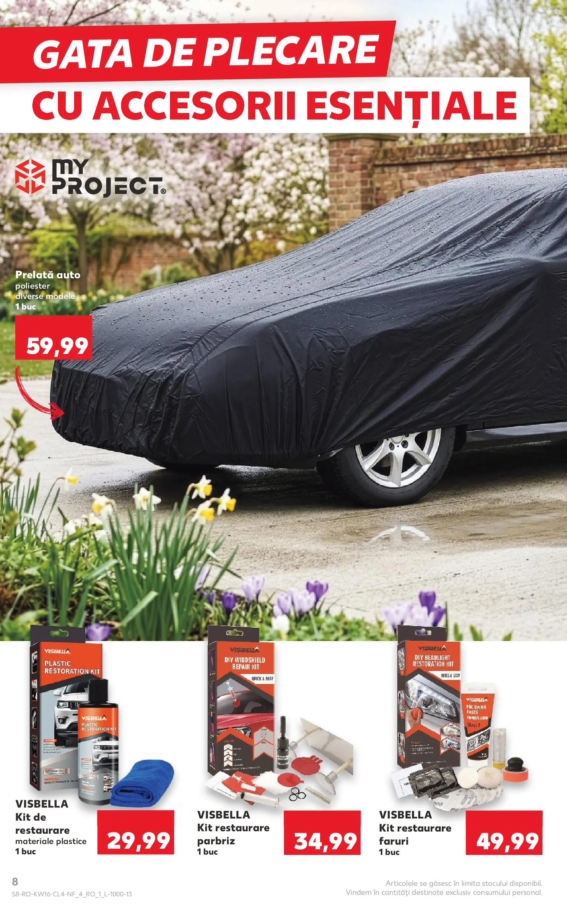 Catalog Kaufland 15 - 20 Aprilie 2026 | Pagina 8 | Produse: Kit restaurare faruri, Paste