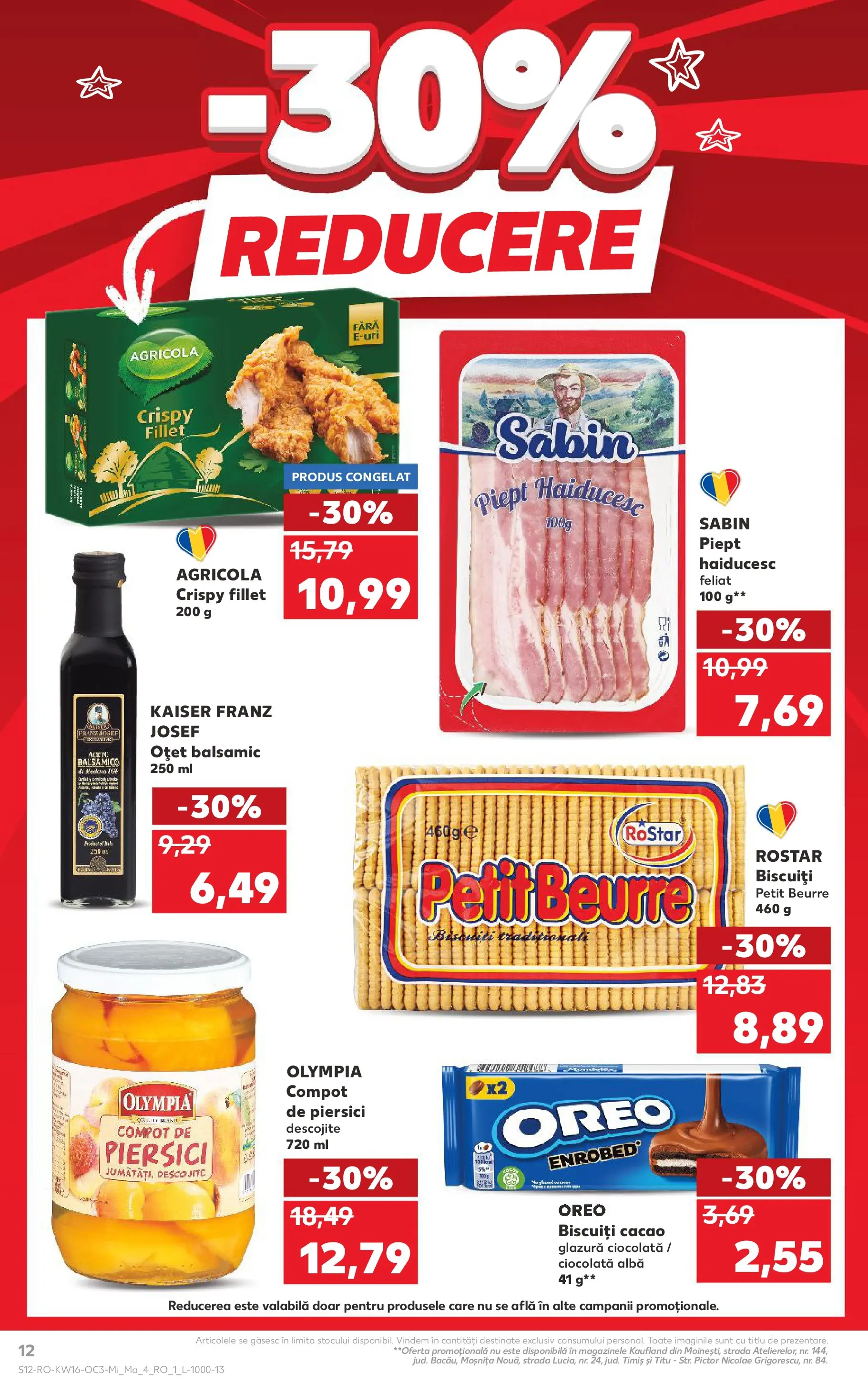 Catalog Kaufland 15 - 20 Aprilie 2026 | Pagina 12 | Produse: Ciocolată, Oțet, Compot, Biscuiți