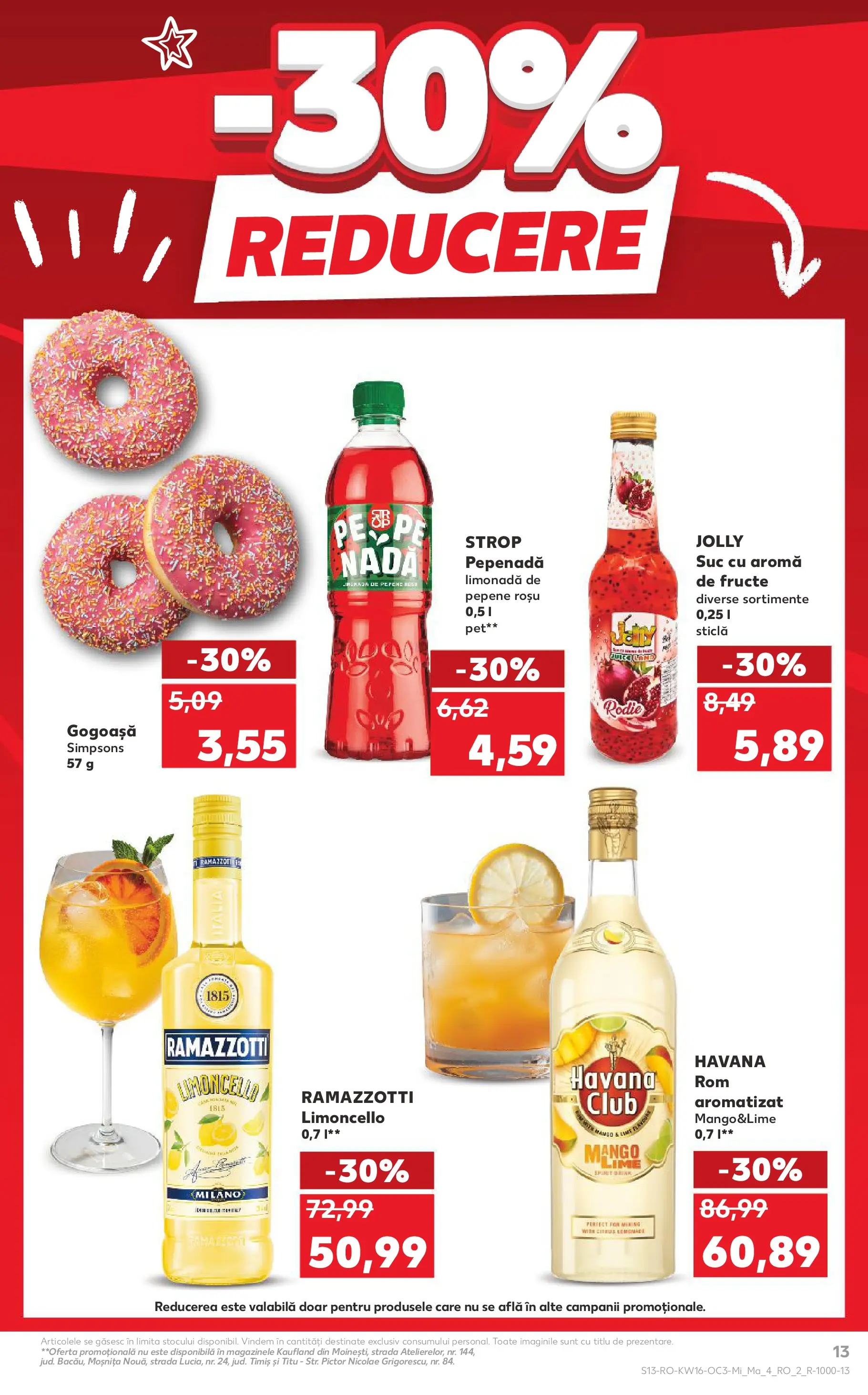 Catalog Kaufland 15 - 20 Aprilie 2026 | Pagina 13 | Produse: Sıcak su torbası, Suc, Rom, Mango