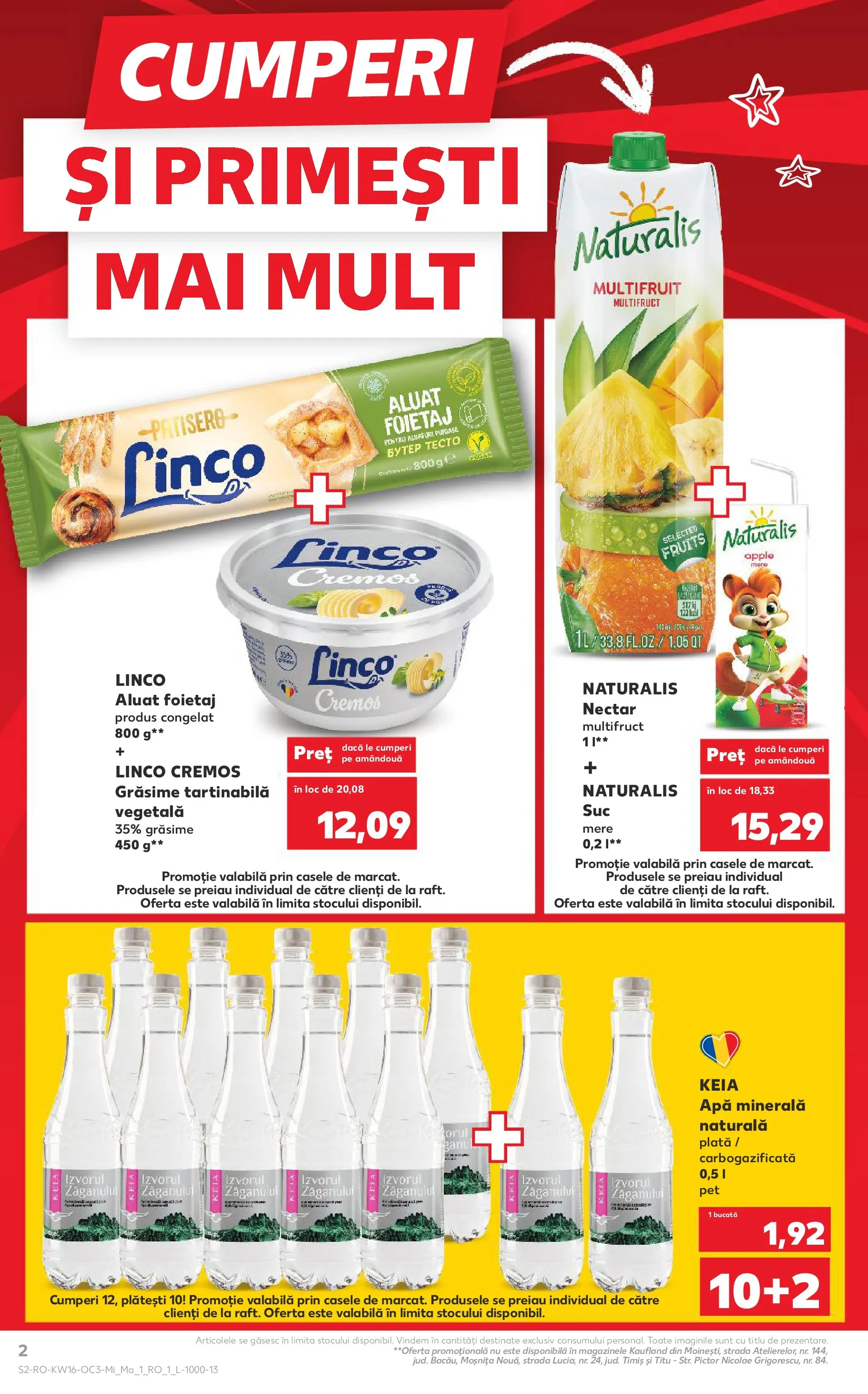 Catalog Kaufland 15 - 20 Aprilie 2026 | Pagina 2 | Produse: Yazı tahtası kalemi, Foietaj, Mere, Apă