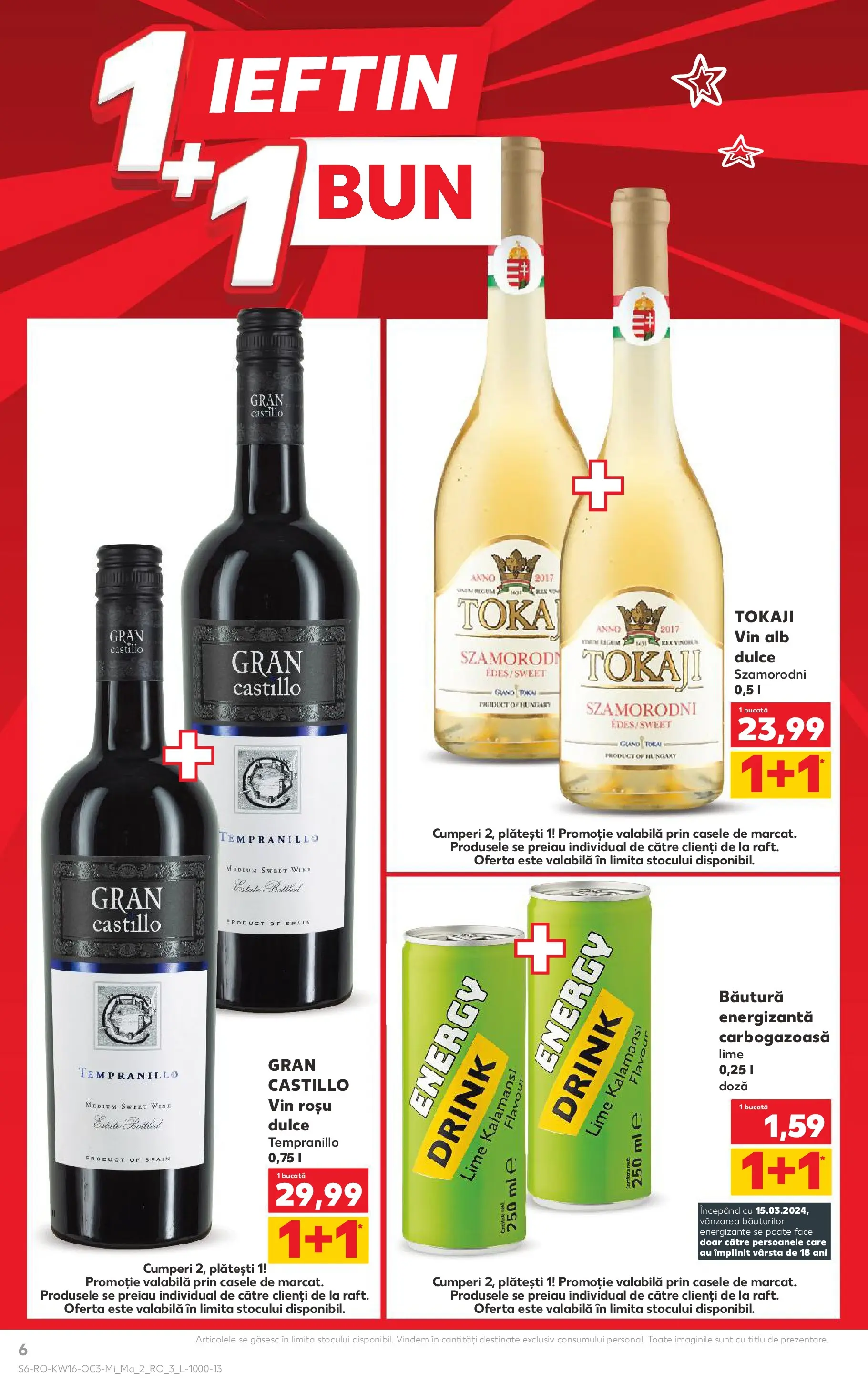 Catalog Kaufland 15 - 20 Aprilie 2026 | Pagina 6 | Produse: Lime, Vin, Băutură energizantă