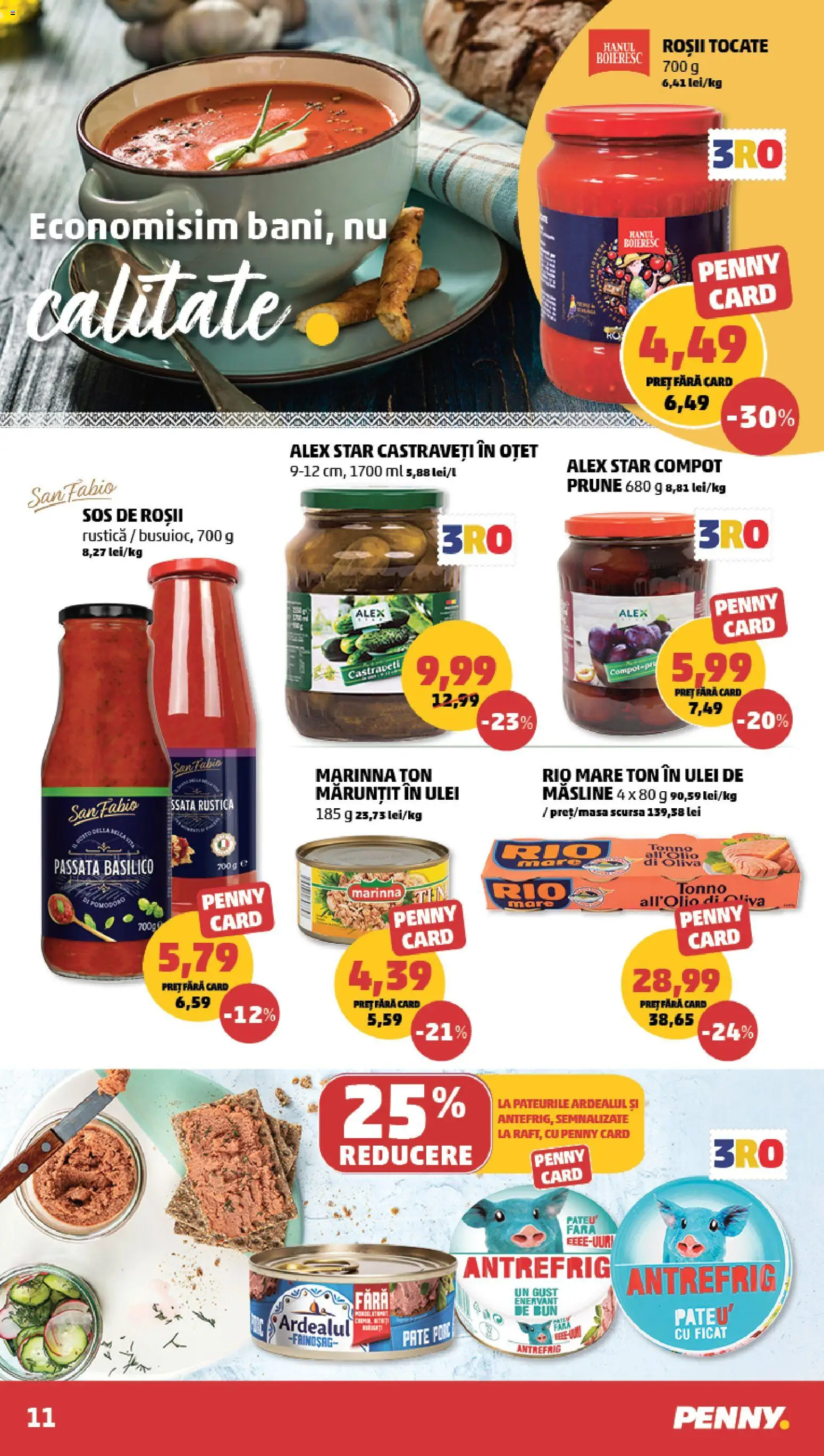 Catalog PENNY Market 15 - 20 Aprilie 2026 | Pagina 11 | Produse: Oțet, Prune, Compot, Sos