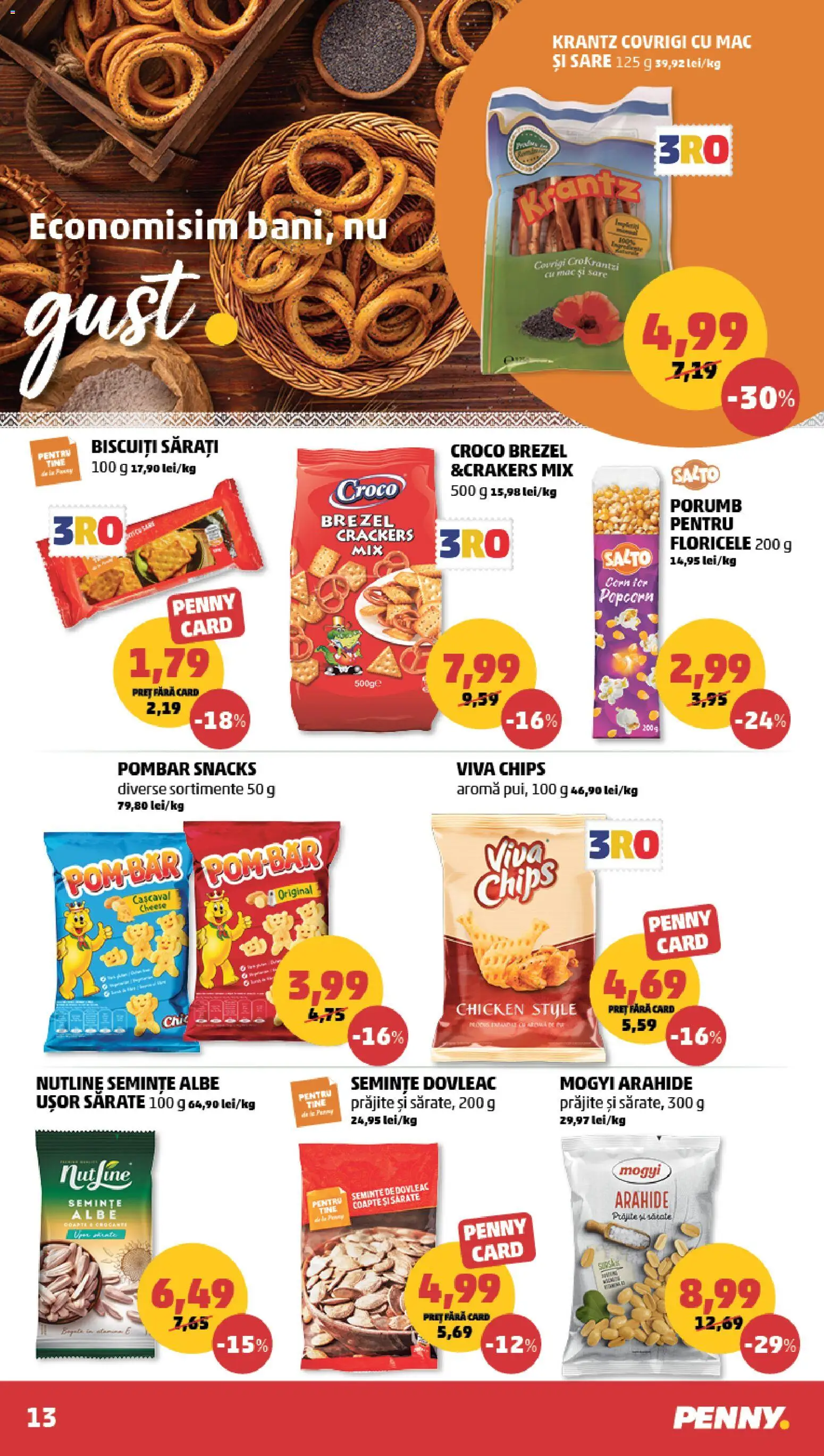 Catalog PENNY Market 15 - 20 Aprilie 2026 | Pagina 13 | Produse: Cașcaval, Biscuiți, Porumb, Sare