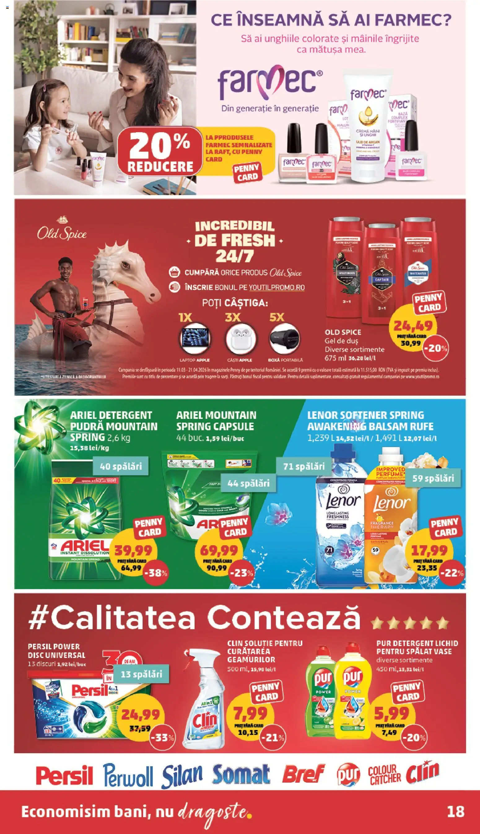 Catalog PENNY Market 15 - 20 Aprilie 2026 | Pagina 18 | Produse: Kısırlaştırılmış Kedi Maması, Balsam, Apple, Detergent