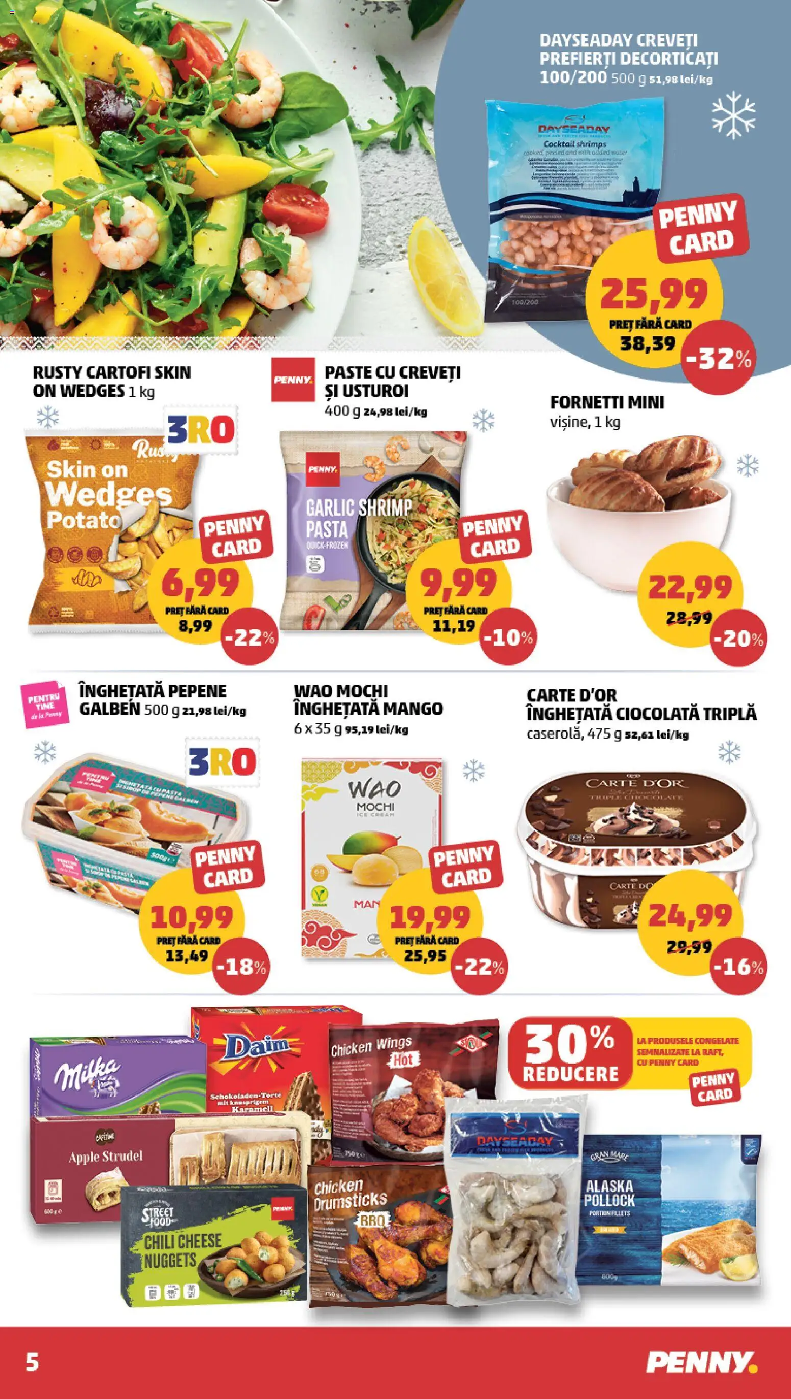 Catalog PENNY Market 15 - 20 Aprilie 2026 | Pagina 5 | Produse: Pepene Galben, Apple, Înghețată, Cartofi