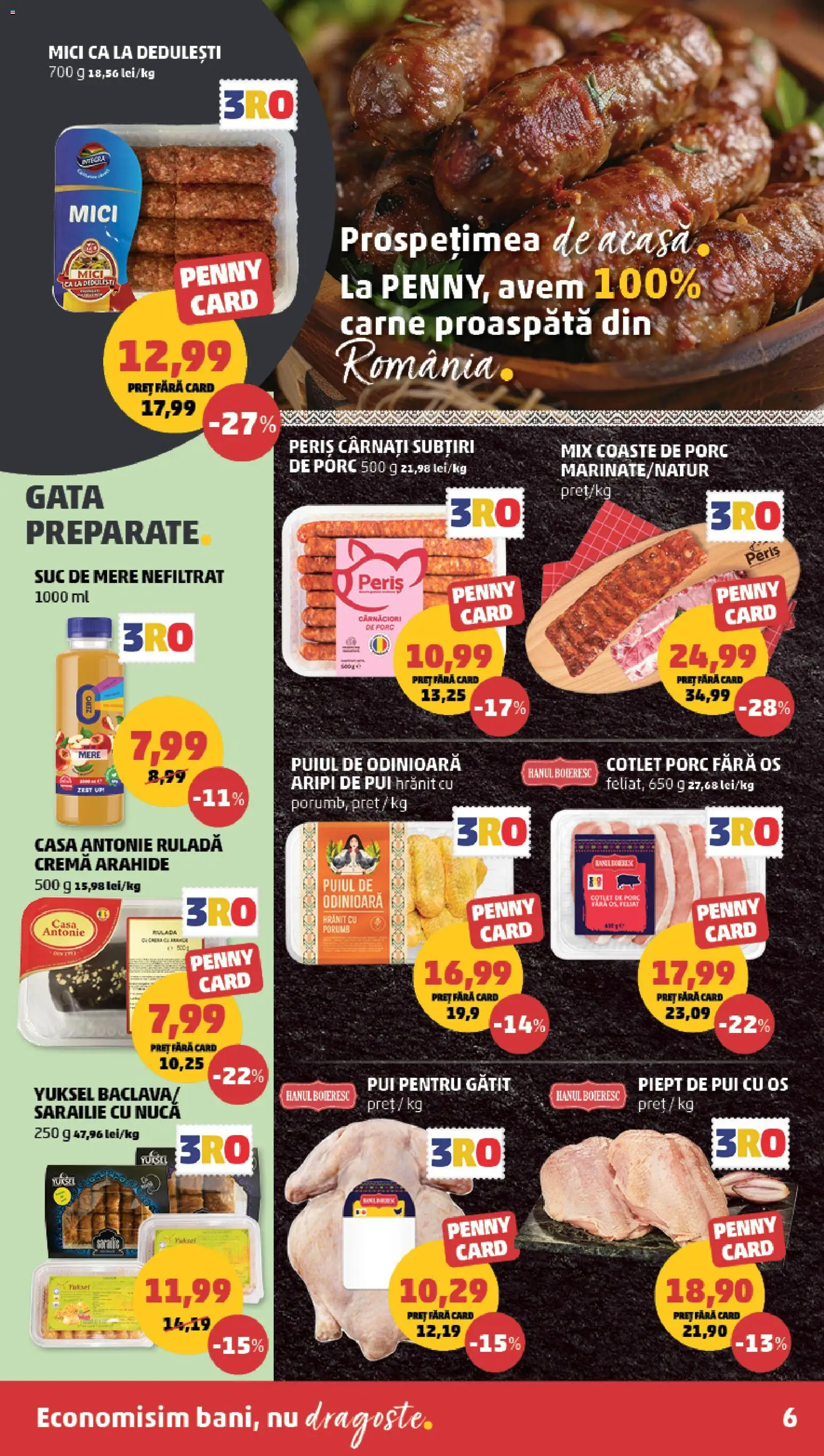 Catalog PENNY Market 15 - 20 Aprilie 2026 | Pagina 6 | Produse: Lait de coco, Hacıyatmaz Kedi Oyuncağı, Arahide, Cârnați