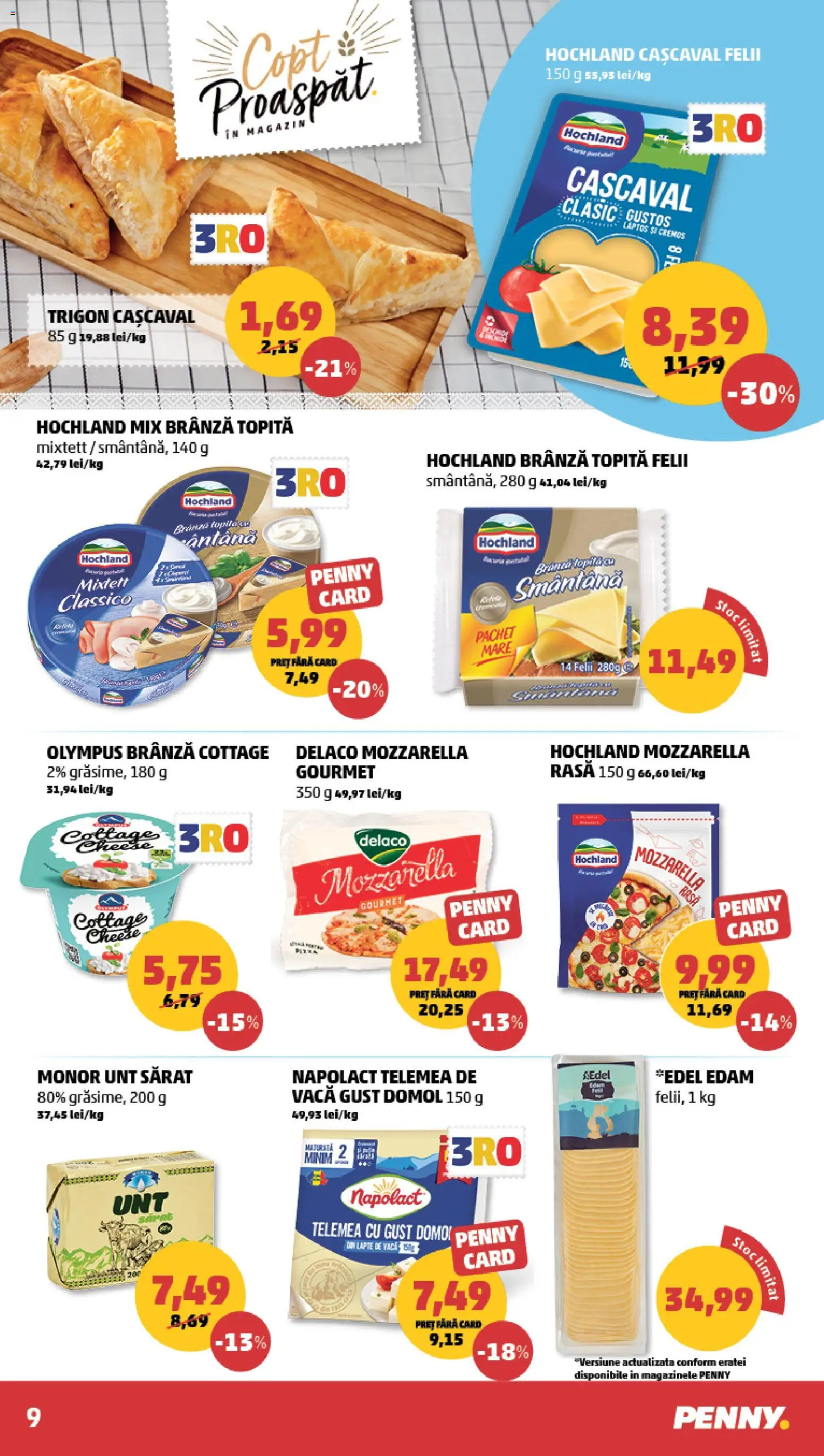 Catalog PENNY Market 15 - 20 Aprilie 2026 | Pagina 9 | Produse: Light Kedi Konservesi, Mozzarella, Brânză, Smântână