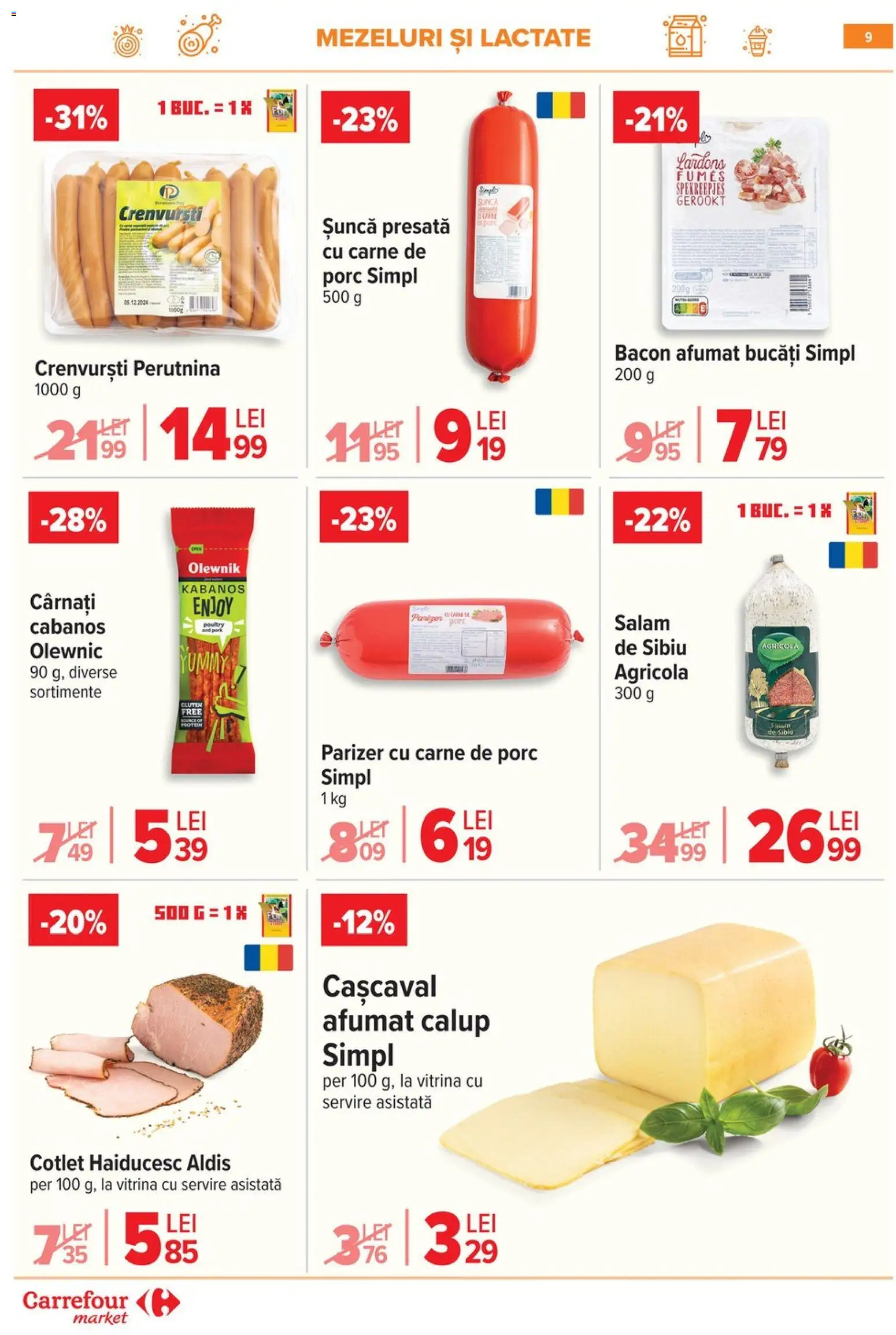 Catalog Carrefour 15 - 27 Aprilie 2026 | Pagina 11 | Produse: Lait de coco, Cașcaval, Salam, Șuncă