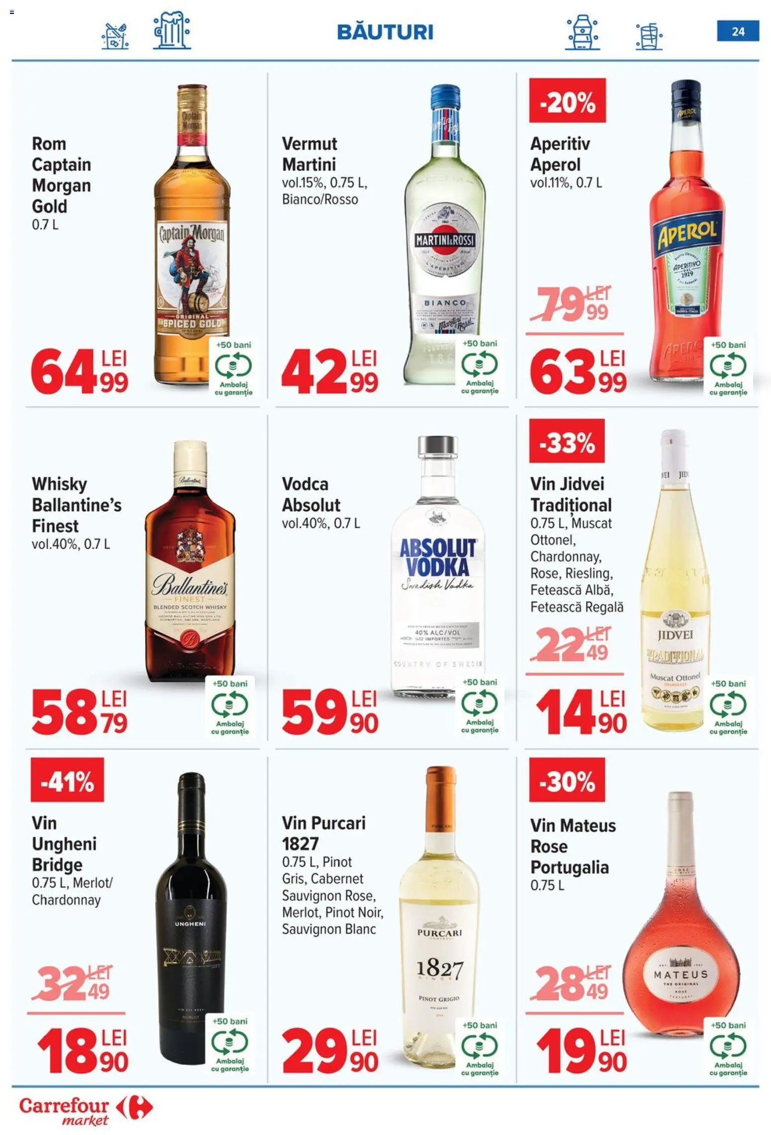 Catalog Carrefour 15 - 27 Aprilie 2026 | Pagina 26 | Produse: Su ısıtıcı, Yulaf, Vodka, Aperol