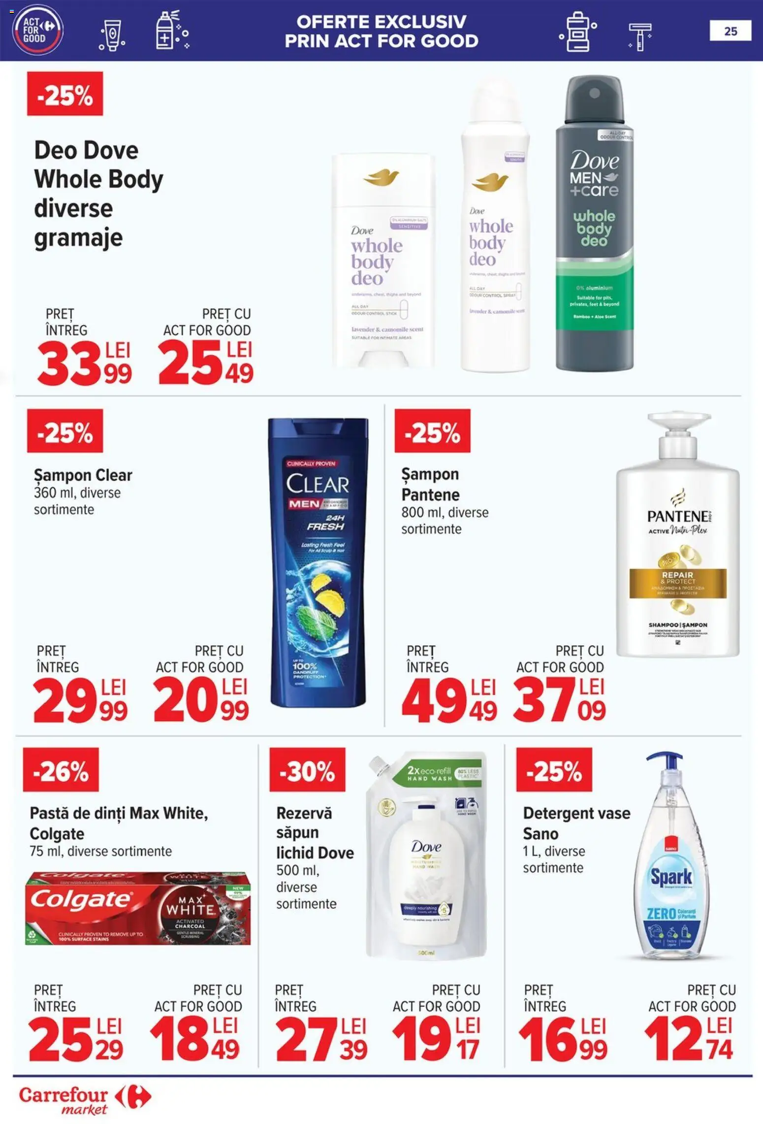 Catalog Carrefour 15 - 27 Aprilie 2026 | Pagina 27 | Produse: Body, Săpun, Pastă de dinți, Detergent