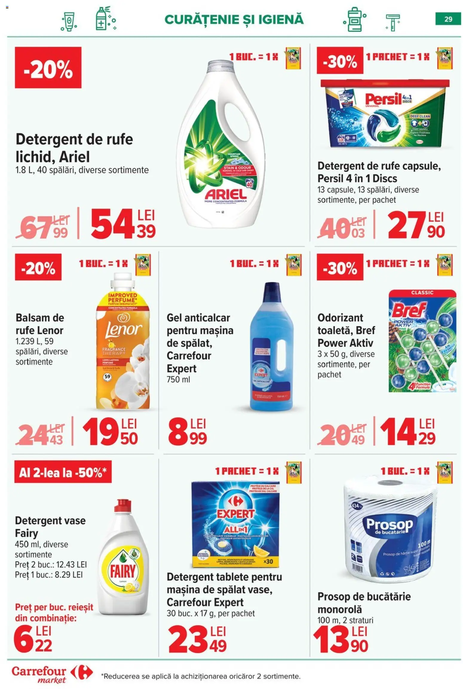 Catalog Carrefour 15 - 27 Aprilie 2026 | Pagina 31 | Produse: Mașină De Spălat, Parfum, Detergent, Tablete pentru mașina de spălat