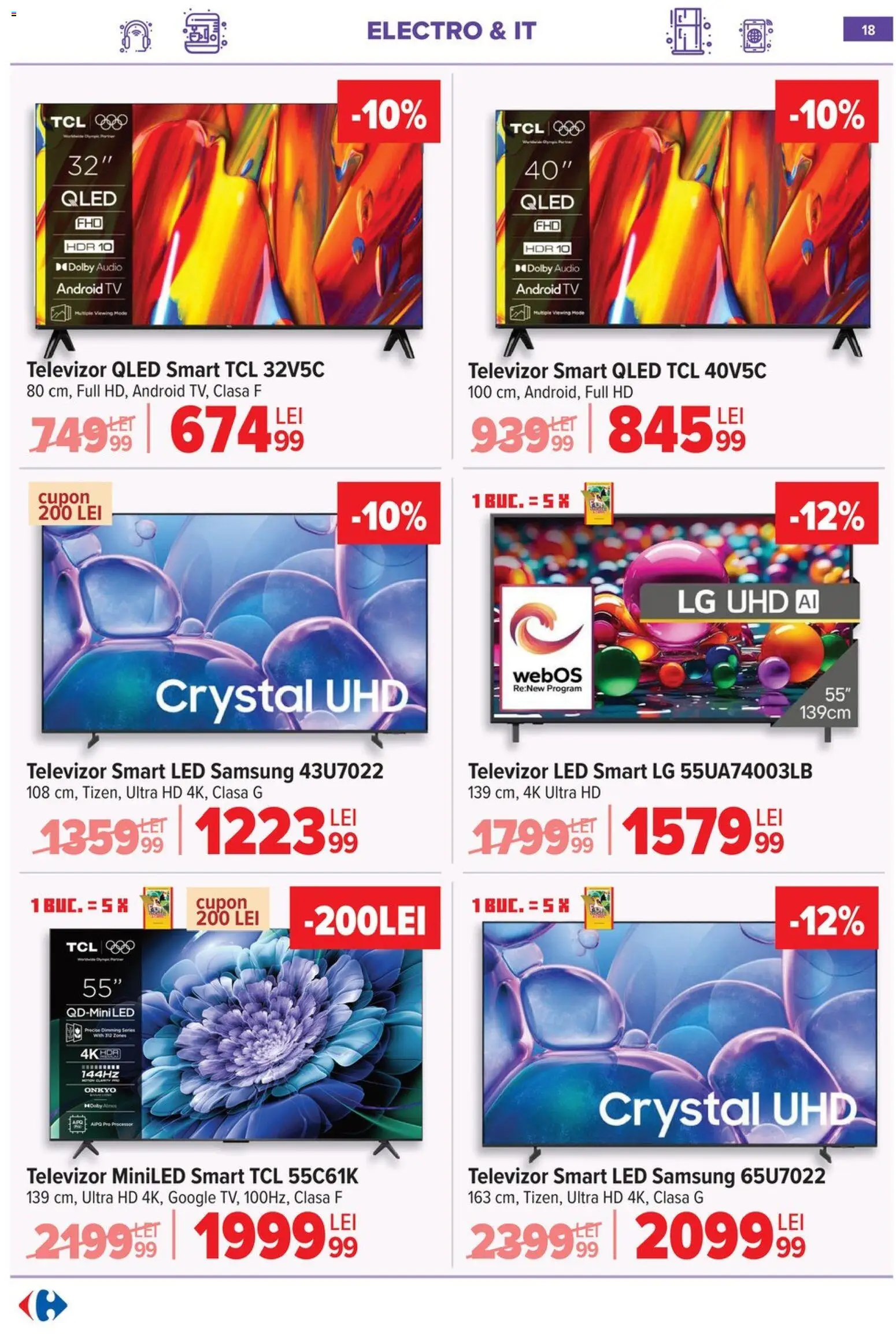 Catalog Carrefour 15 Aprilie - 4 Mai 2026 | Pagina 20 | Produse: Vestiyer, Televizor, Audio, Babak