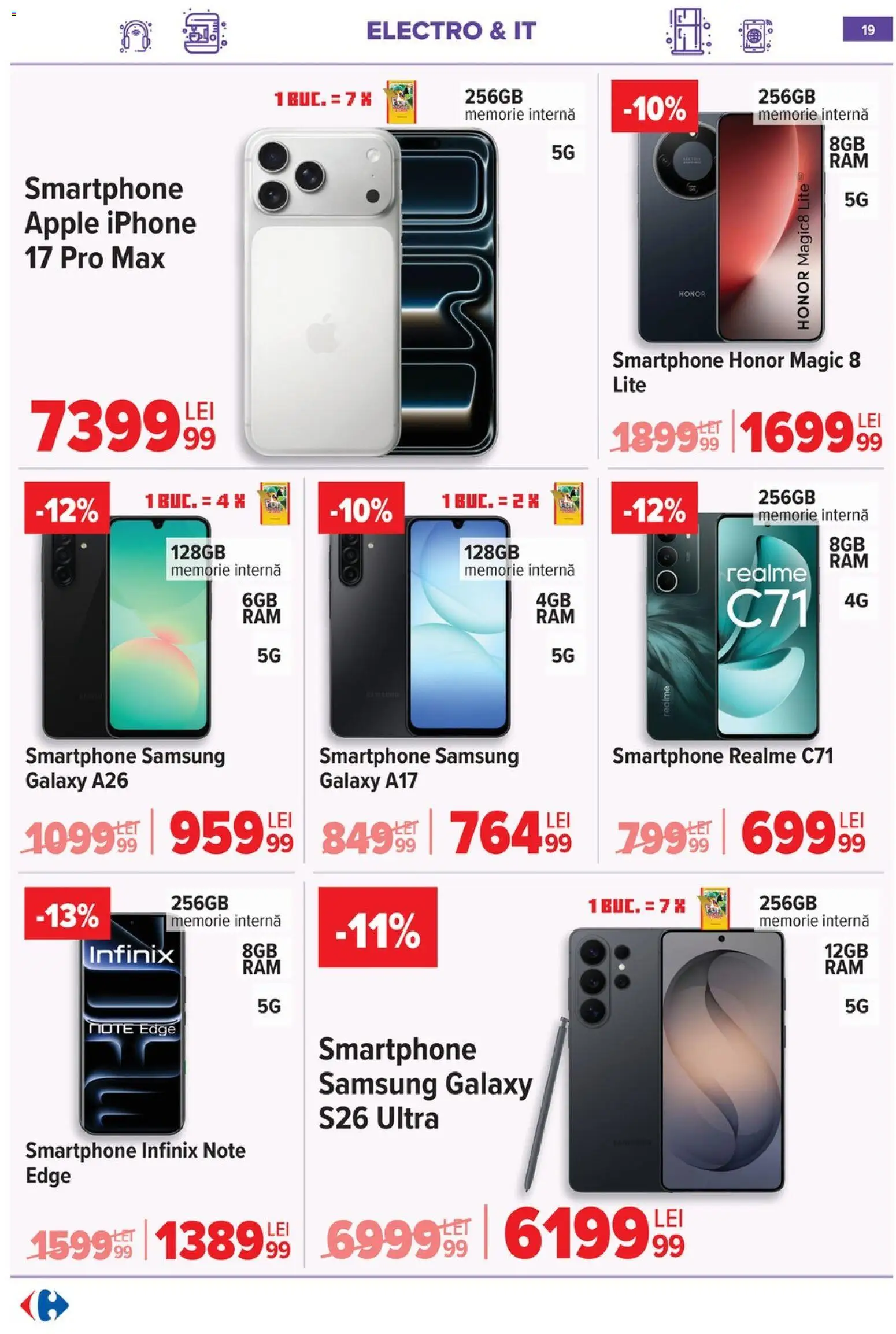 Catalog Carrefour 15 Aprilie - 4 Mai 2026 | Pagina 21 | Produse: Smartphone, Memorie, Apple