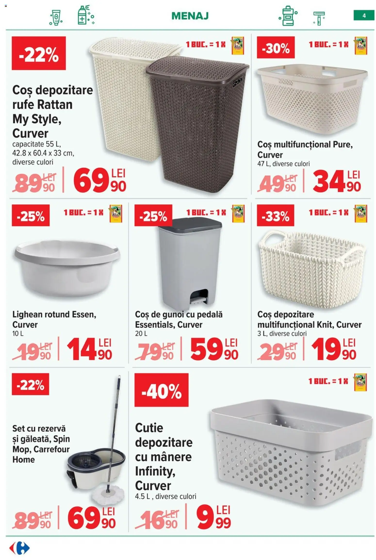 Catalog Carrefour 15 Aprilie - 4 Mai 2026 | Pagina 6 | Produse: Coș, Cutie