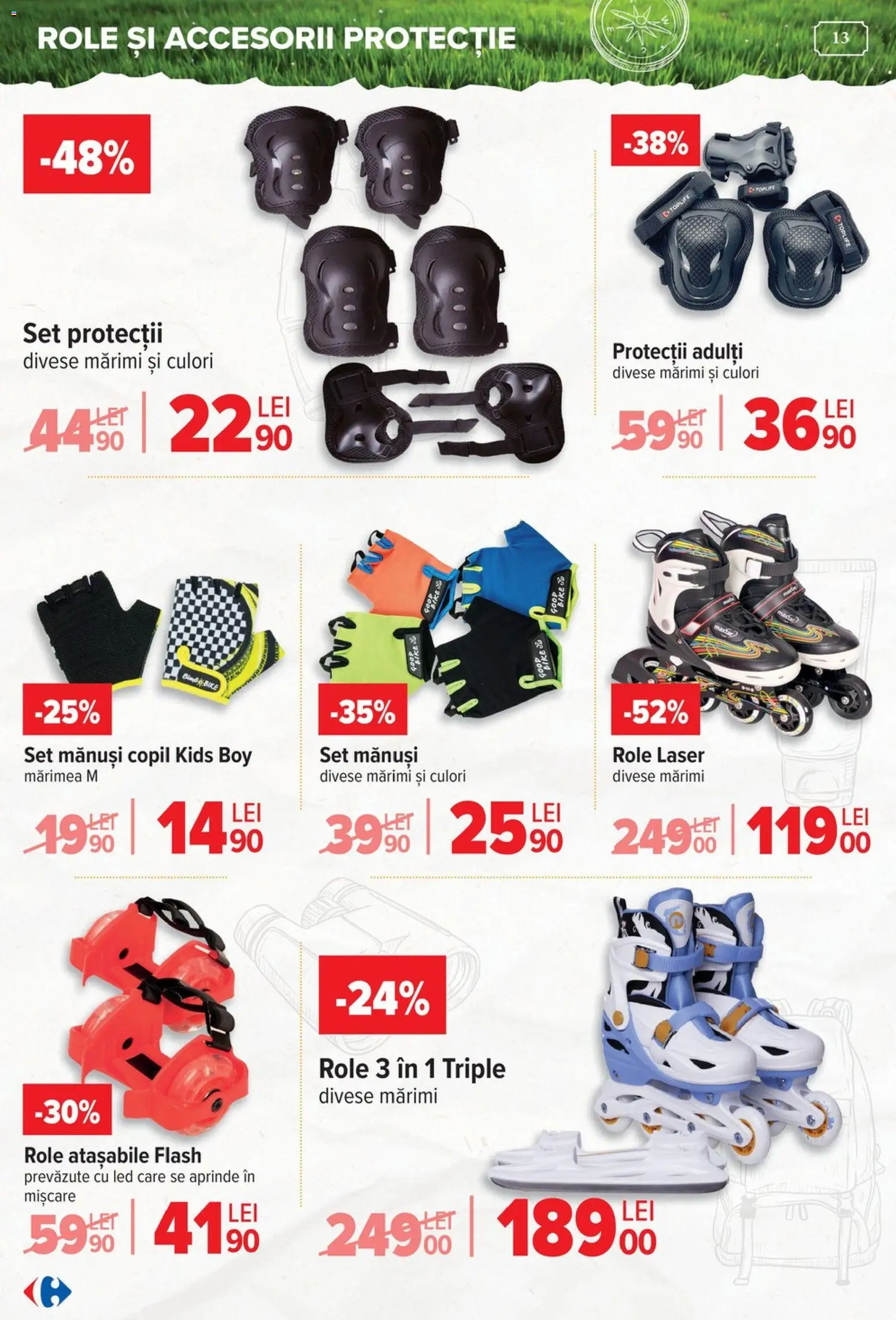 Catalog Carrefour 15 Aprilie - 4 Mai 2026 | Pagina 13 | Produse: Mănuși, Babak, Role