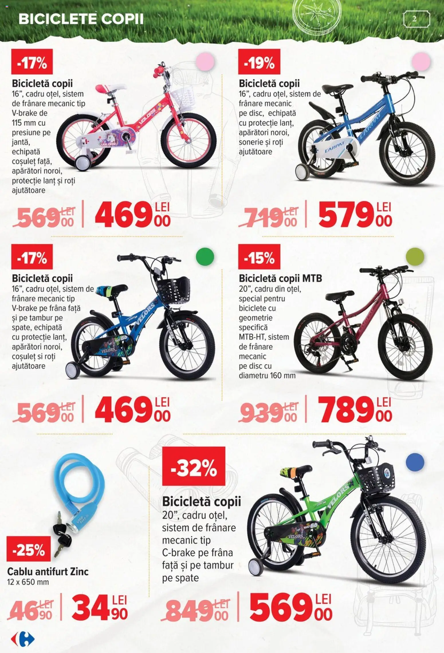 Catalog Carrefour 15 Aprilie - 4 Mai 2026 | Pagina 2 | Produse: Sonerie, Cablu, Disc, Dana kuşbaşı