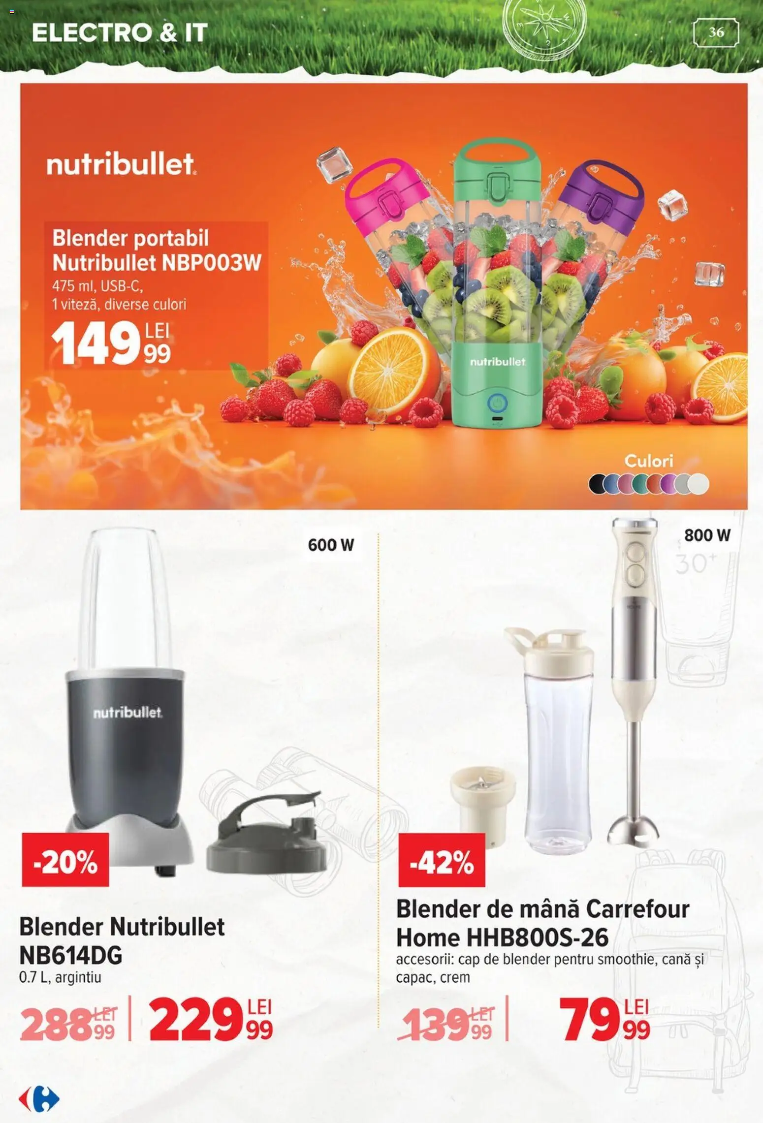Catalog Carrefour 15 Aprilie - 4 Mai 2026 | Pagina 36 | Produse: Blender