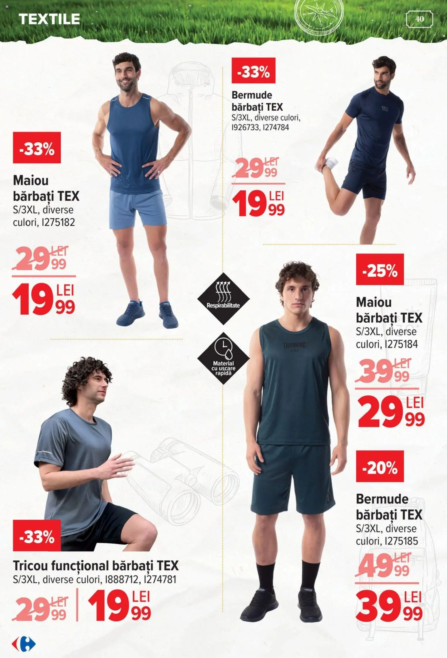 Catalog Carrefour 15 Aprilie - 4 Mai 2026 | Pagina 40 | Produse: Tricou, Maiou