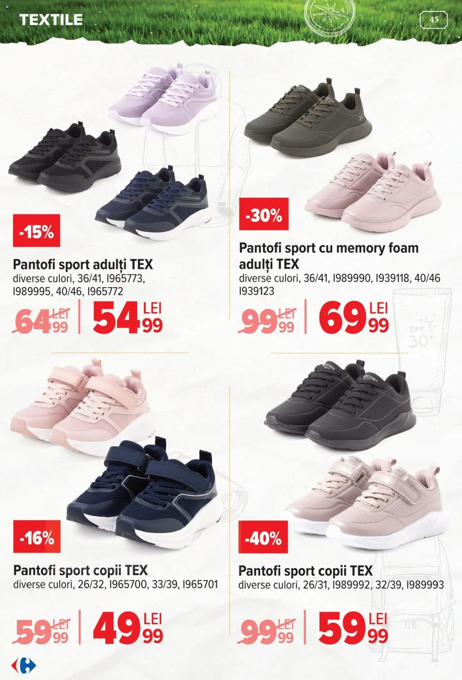 Catalog Carrefour 15 Aprilie - 4 Mai 2026 | Pagina 45 | Produse: Pantofi