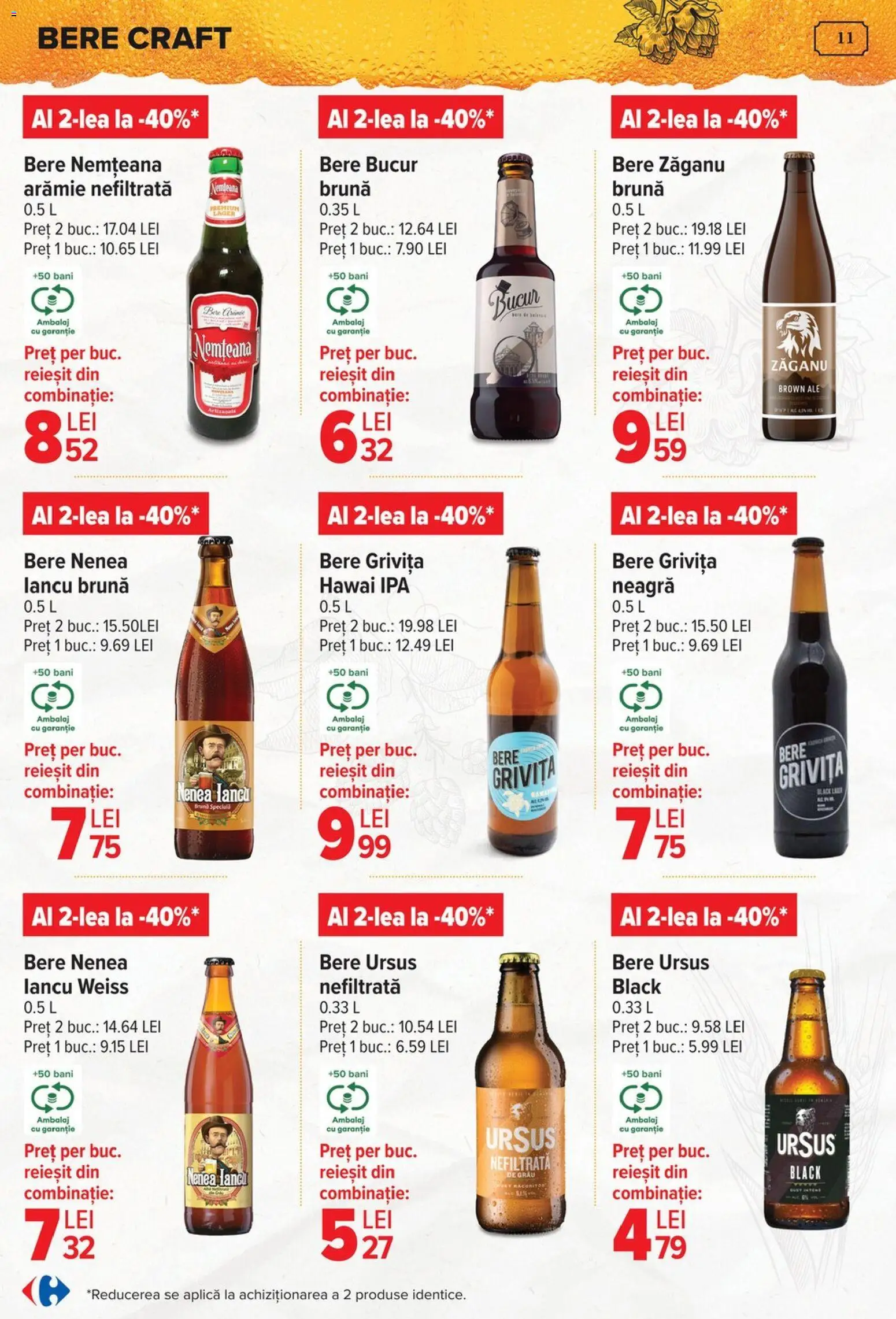 Catalog Carrefour 15 Aprilie - 4 Mai 2026 | Pagina 11 | Produse: Bere