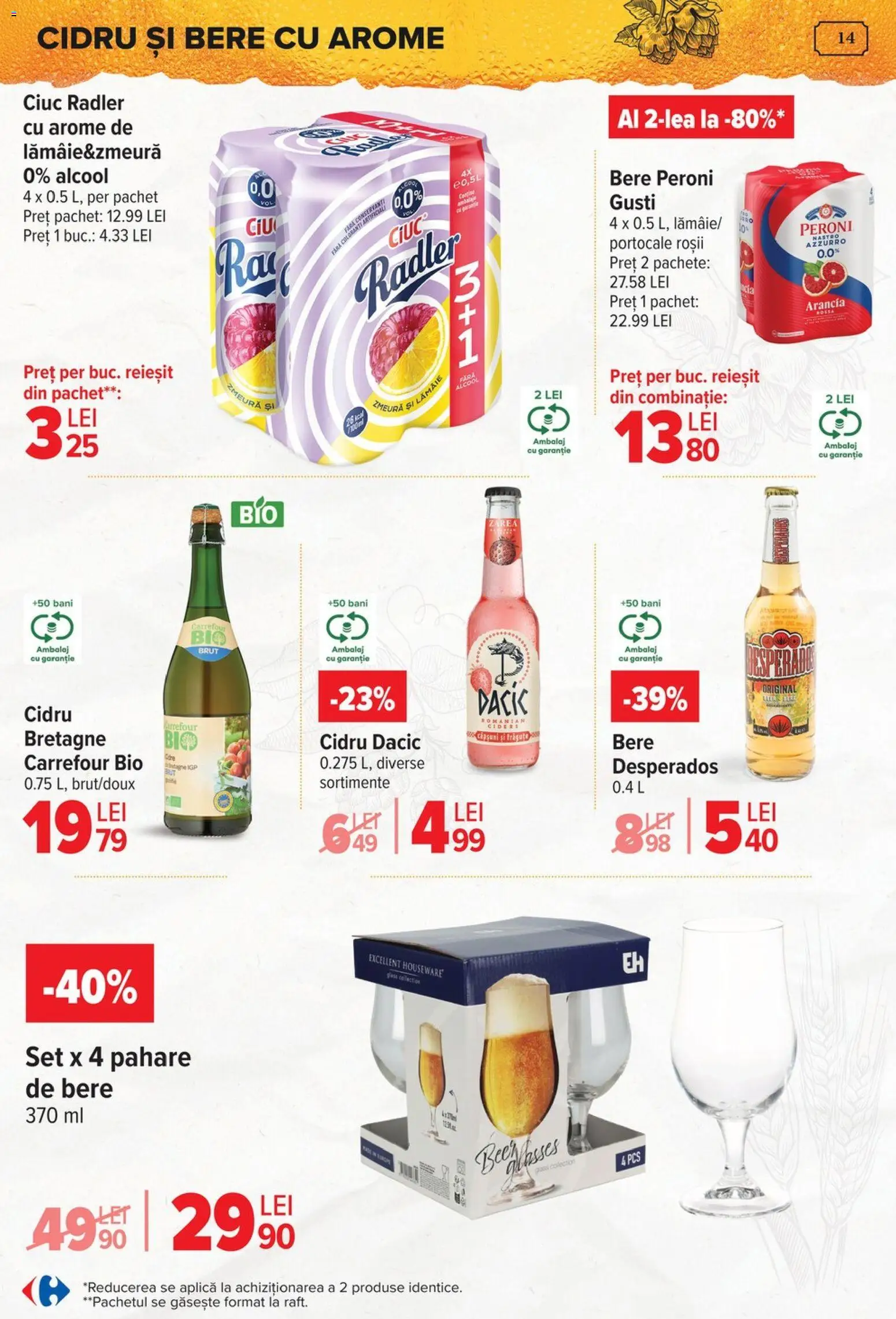 Catalog Carrefour 15 Aprilie - 4 Mai 2026 | Pagina 14 | Produse: Şerit ödül, Zmeură, Căpșuni, Lămâie